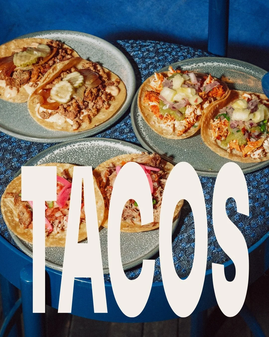 Meet our taco line up 🌮 Don&rsquo;t feel like cooking tonight? Sanchez serves up $6 tacos, every Wednesday. Send this to a friend 👀