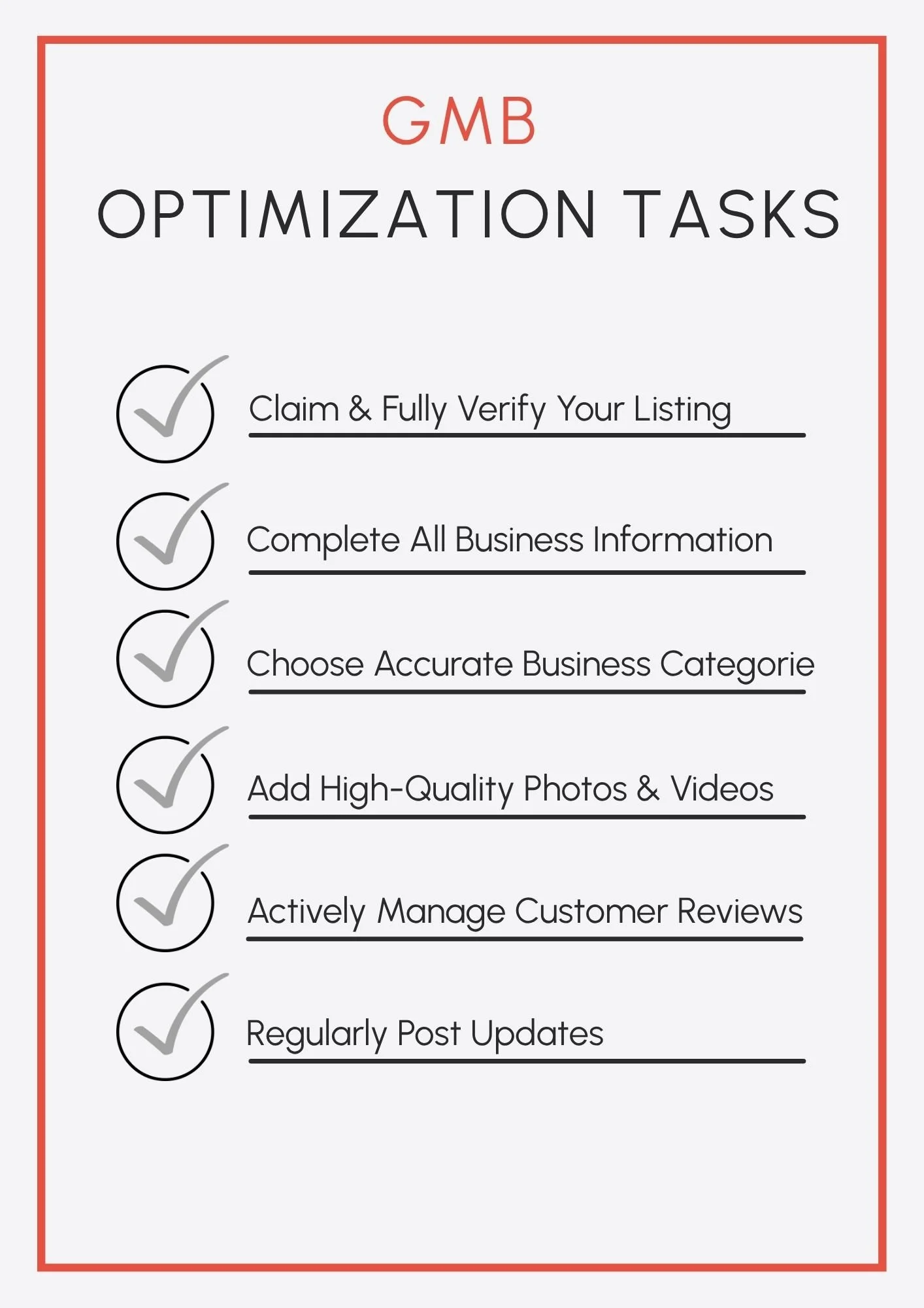 Key Components of a GMB Optimization Service