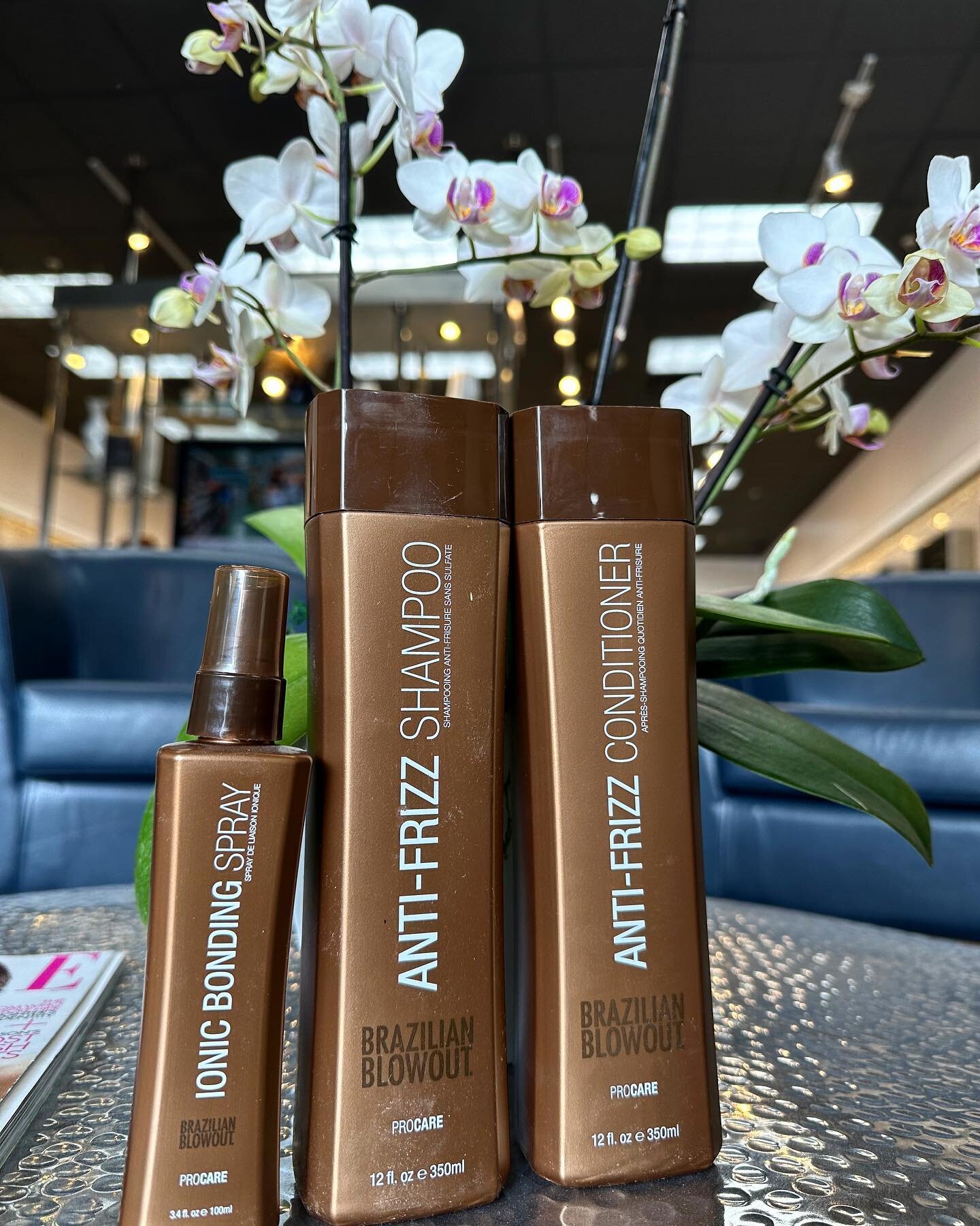 Essentials 👏🏼 to insure your Brazilian blowout lasts through the harsh months of summer. #brazillianblowout #straighthair #keratintreatment