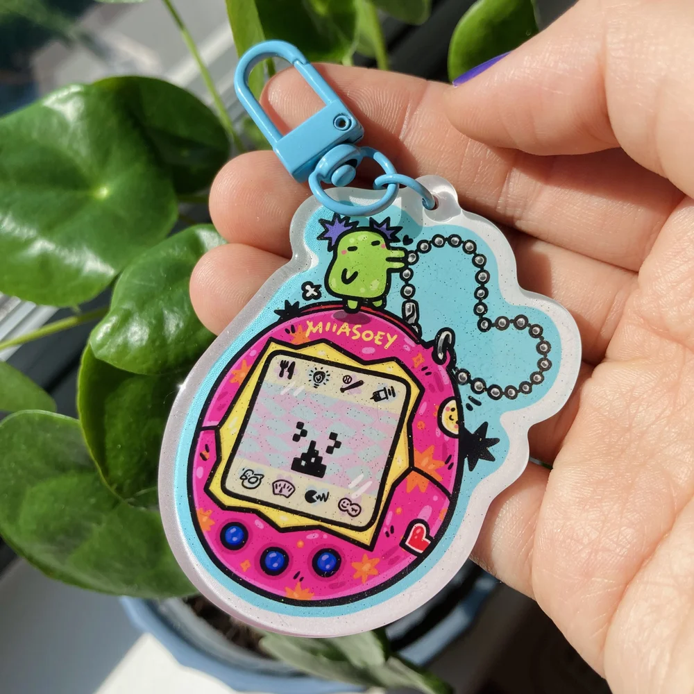 Tamagotchi Keychain — helen so miiasoey