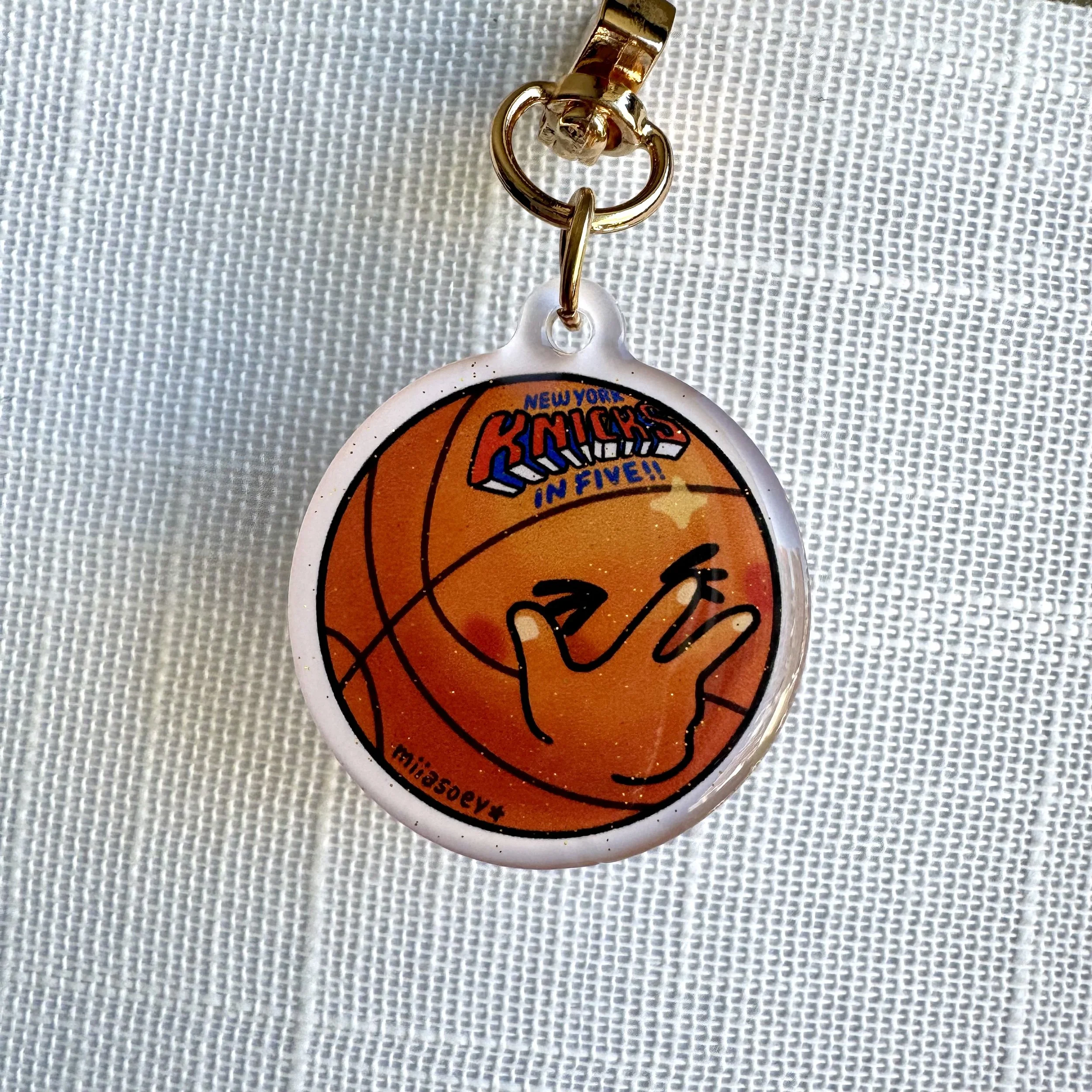 Knicks in 5 Keychain