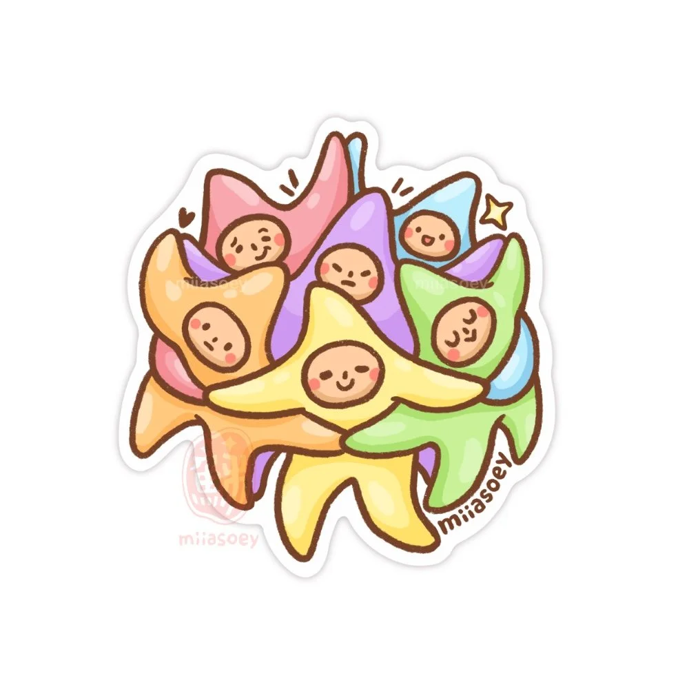 Rainbow Stars Sticker