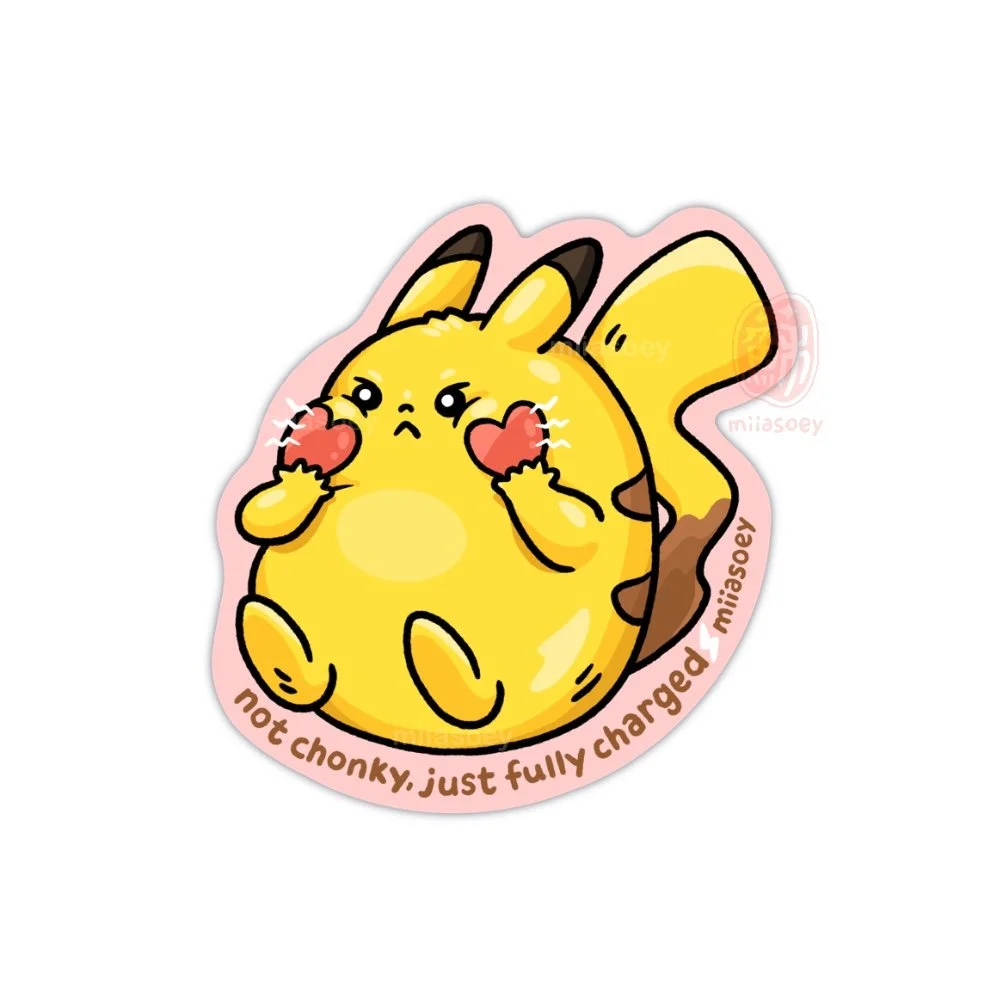 Chonky Pika Sticker