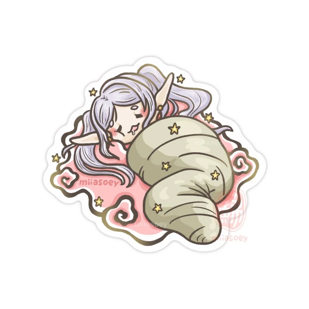 Sleepy Frieren Sticker