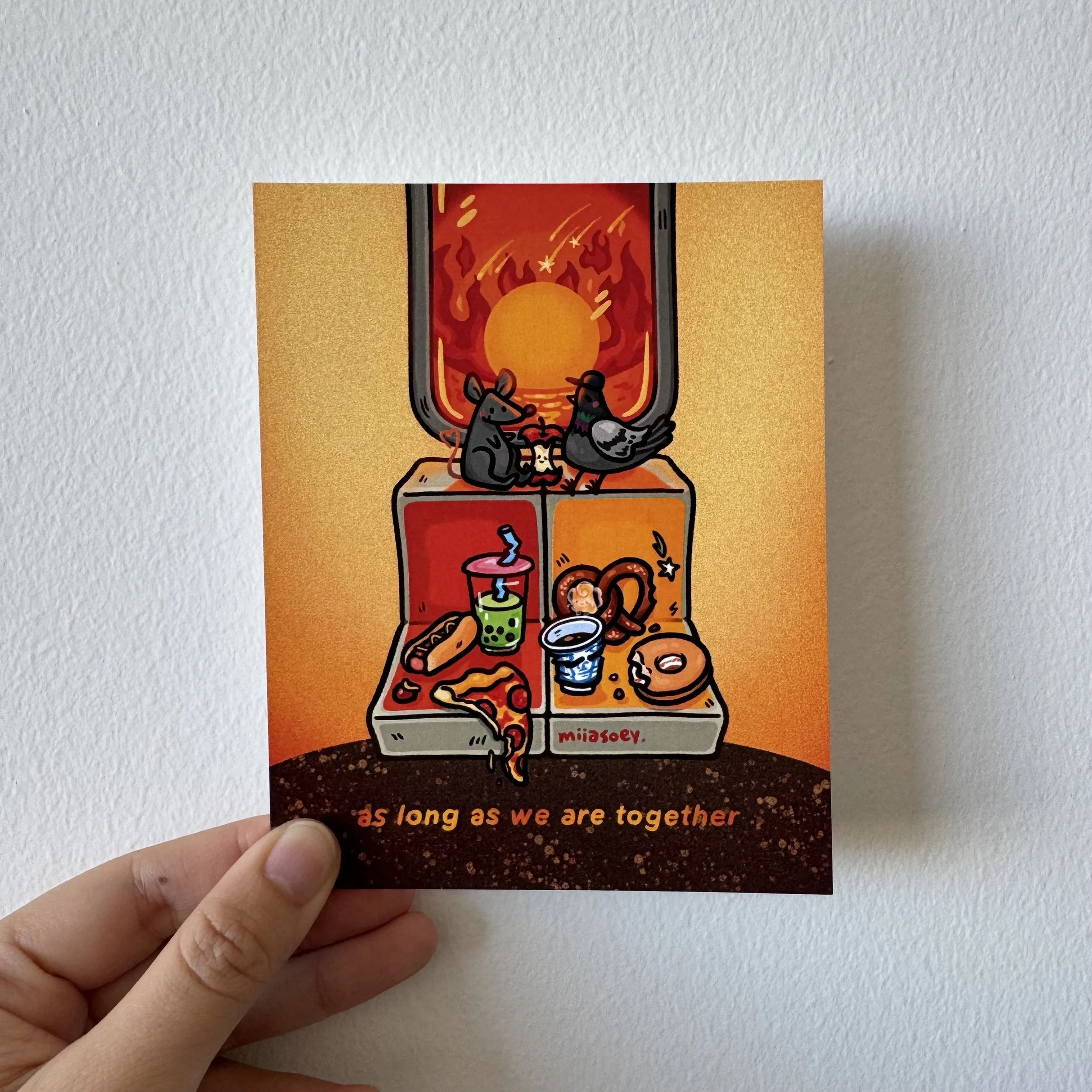 As long as we are together Art Print
