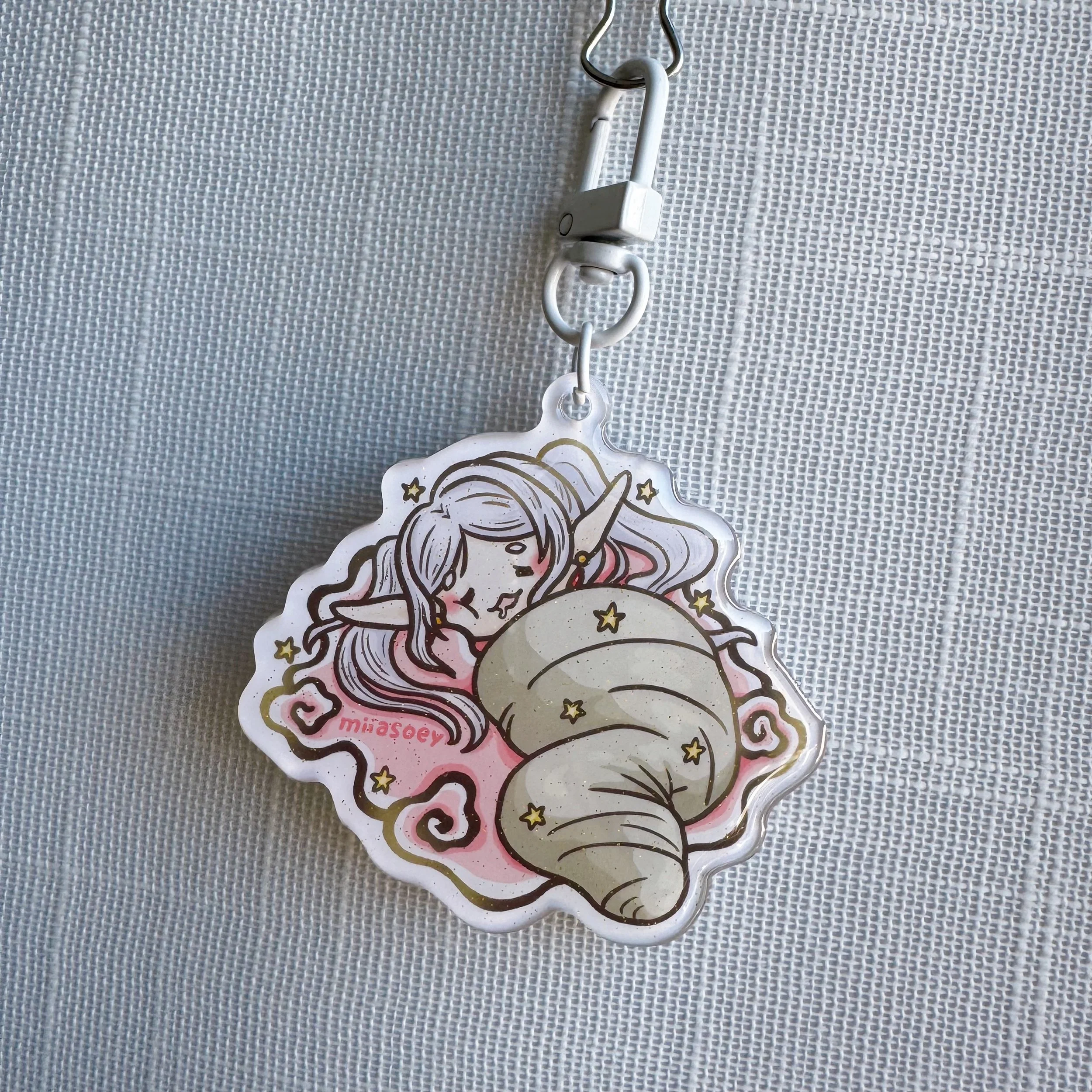 Sleepy Frieren Keychain