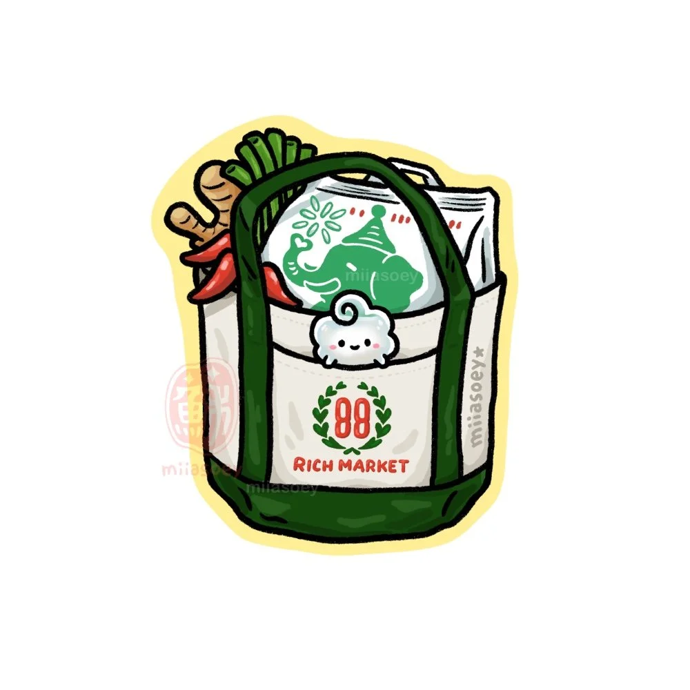 88 Rich Tote Sticker