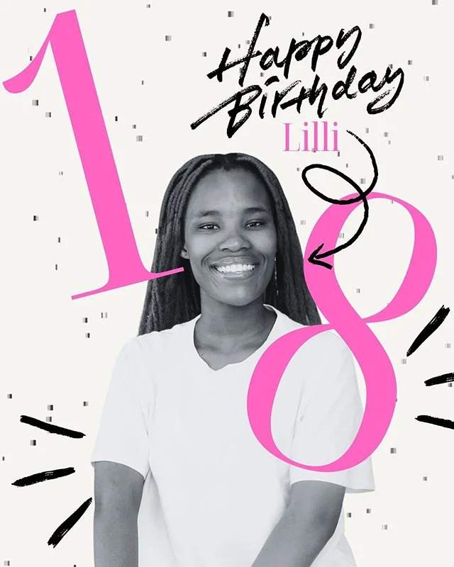 Happy Birthday zum 18. Geburtstag liebe Lilli