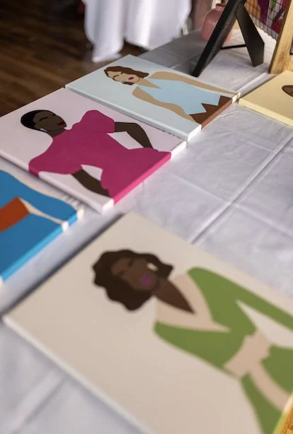 Lauryn Grubbs, multidisciplinary artist, student, and entrepreneur showcasing at Cocoa Diaries Pop-Up Shop