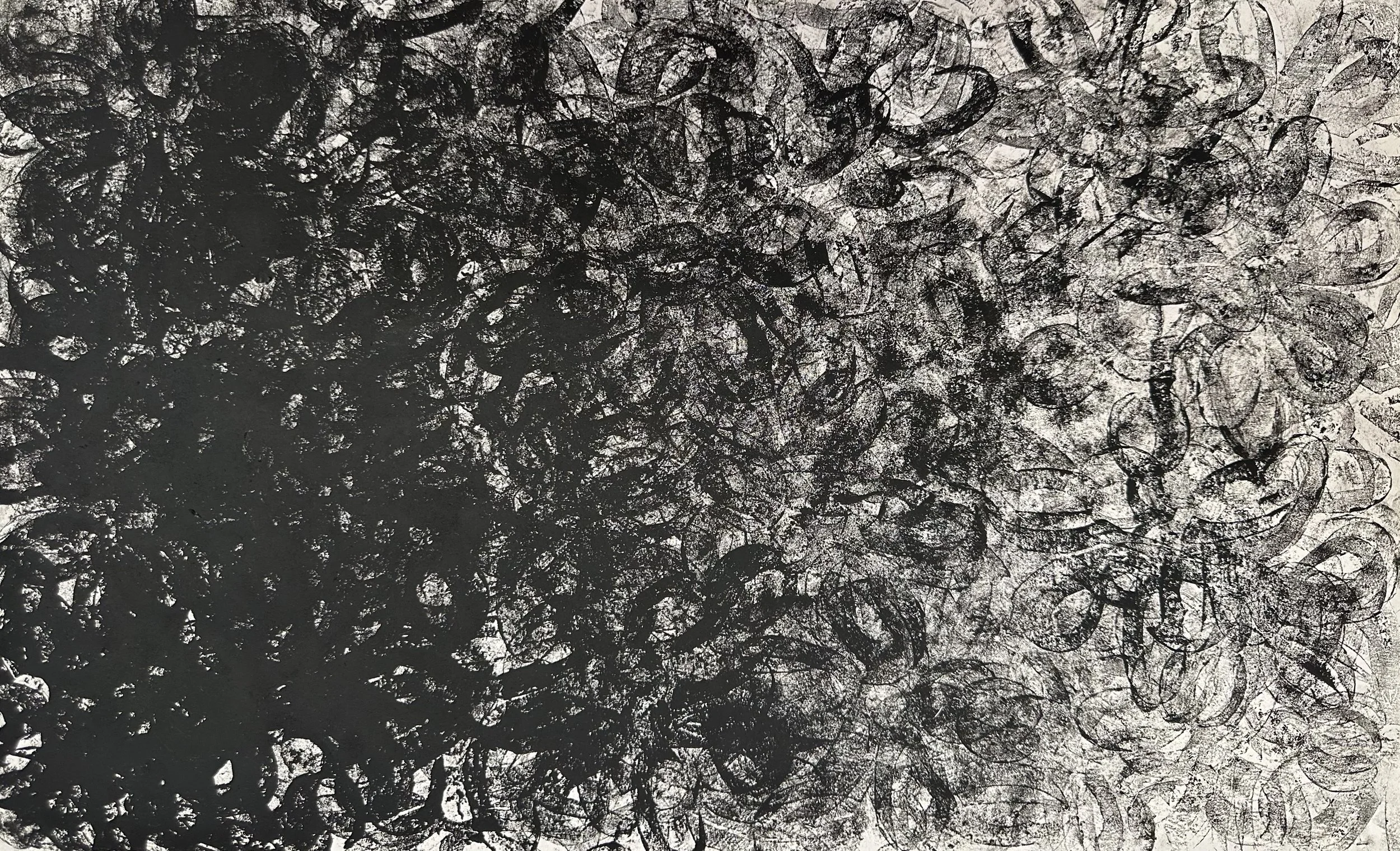 Butterflies, cardboard cut on newsprint, 2023, by Lauryn Grubbs