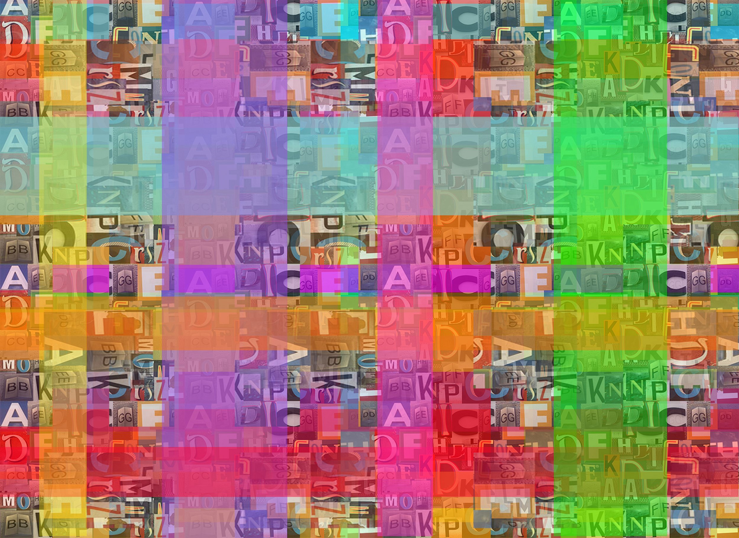 Hue and Rune, digital collage, 8"x11," 2017, by Lauryn Grubbs