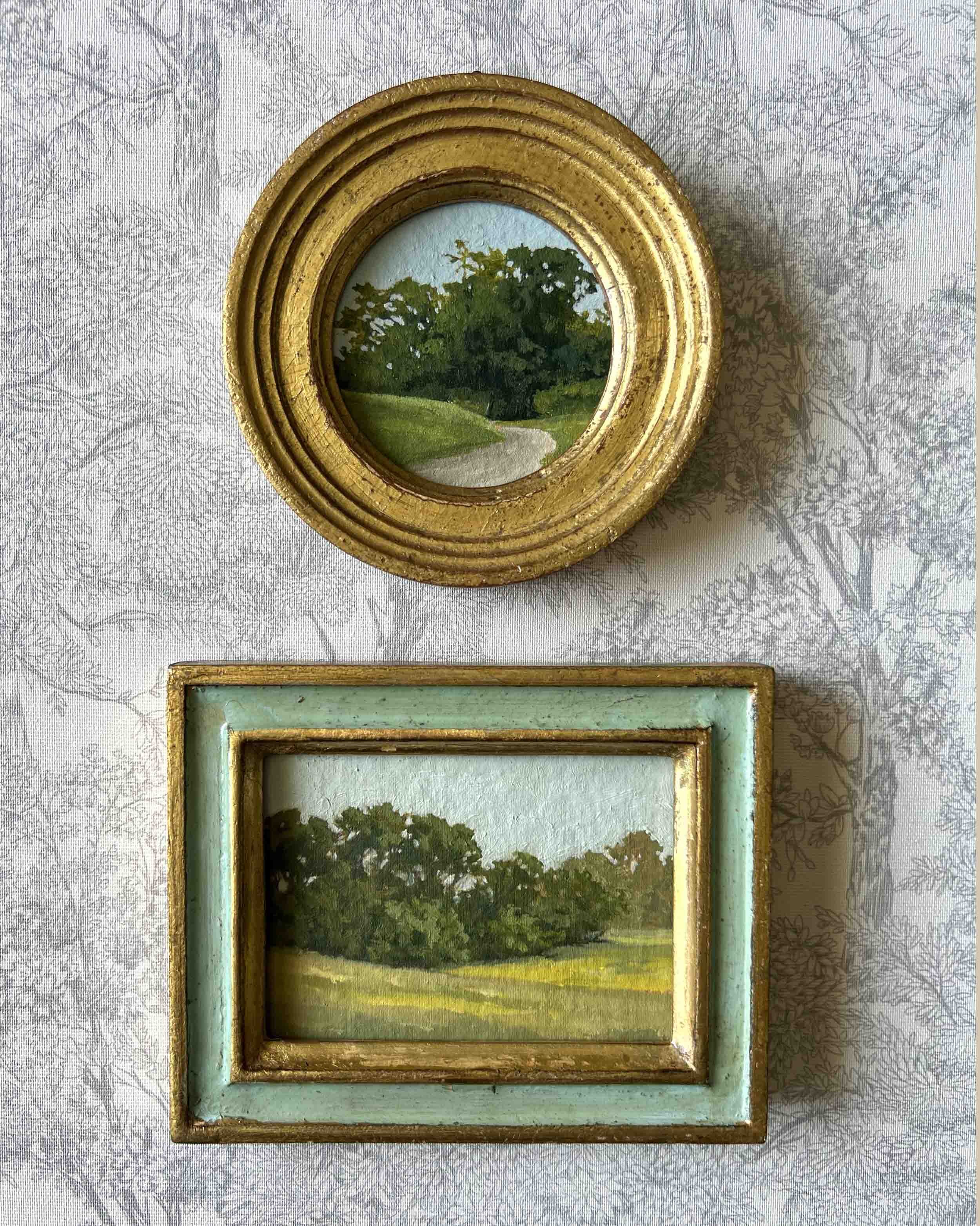 "Spring Trails ii" original acrylic landscape