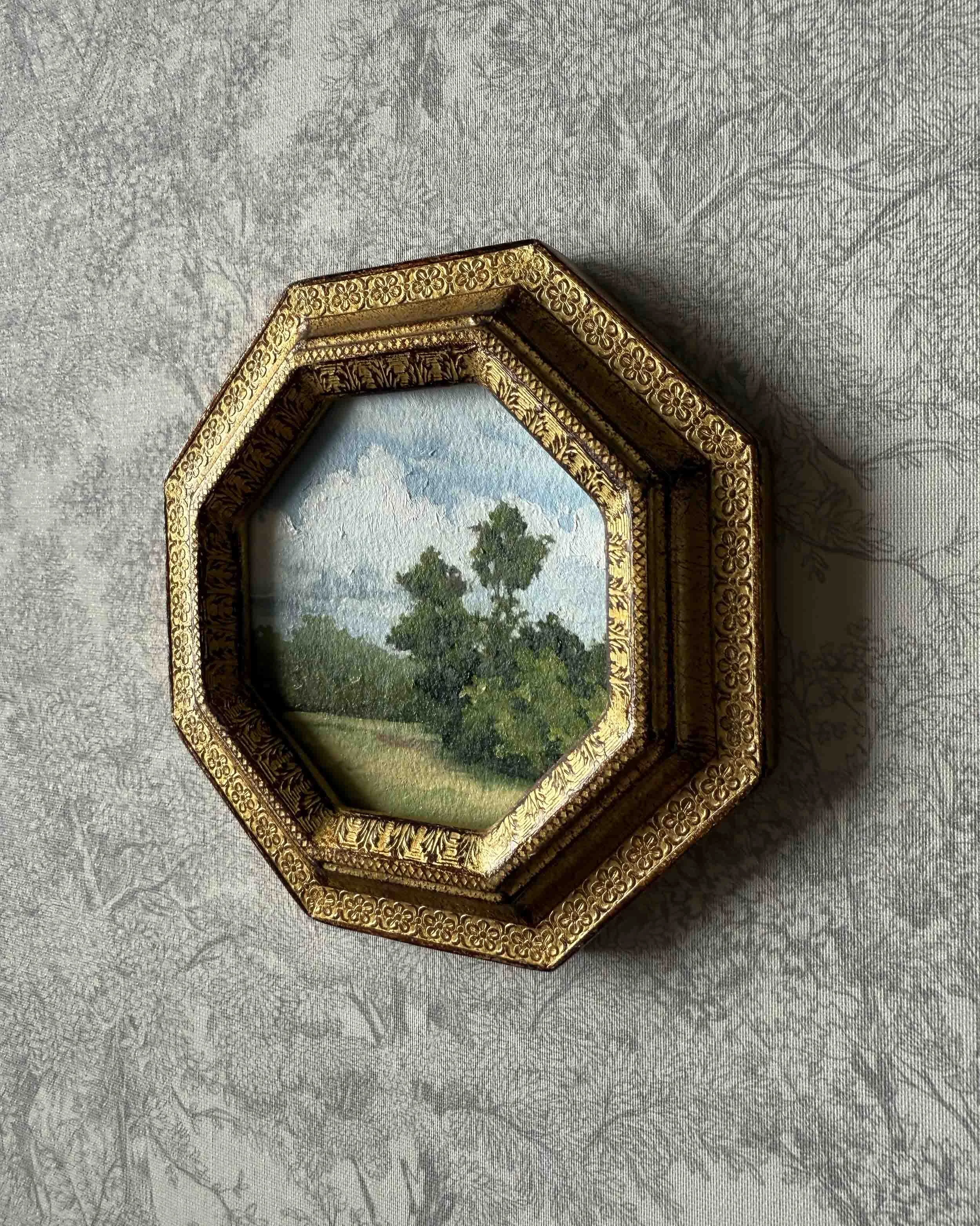 "Hues of Spring v" original oil landscape painting