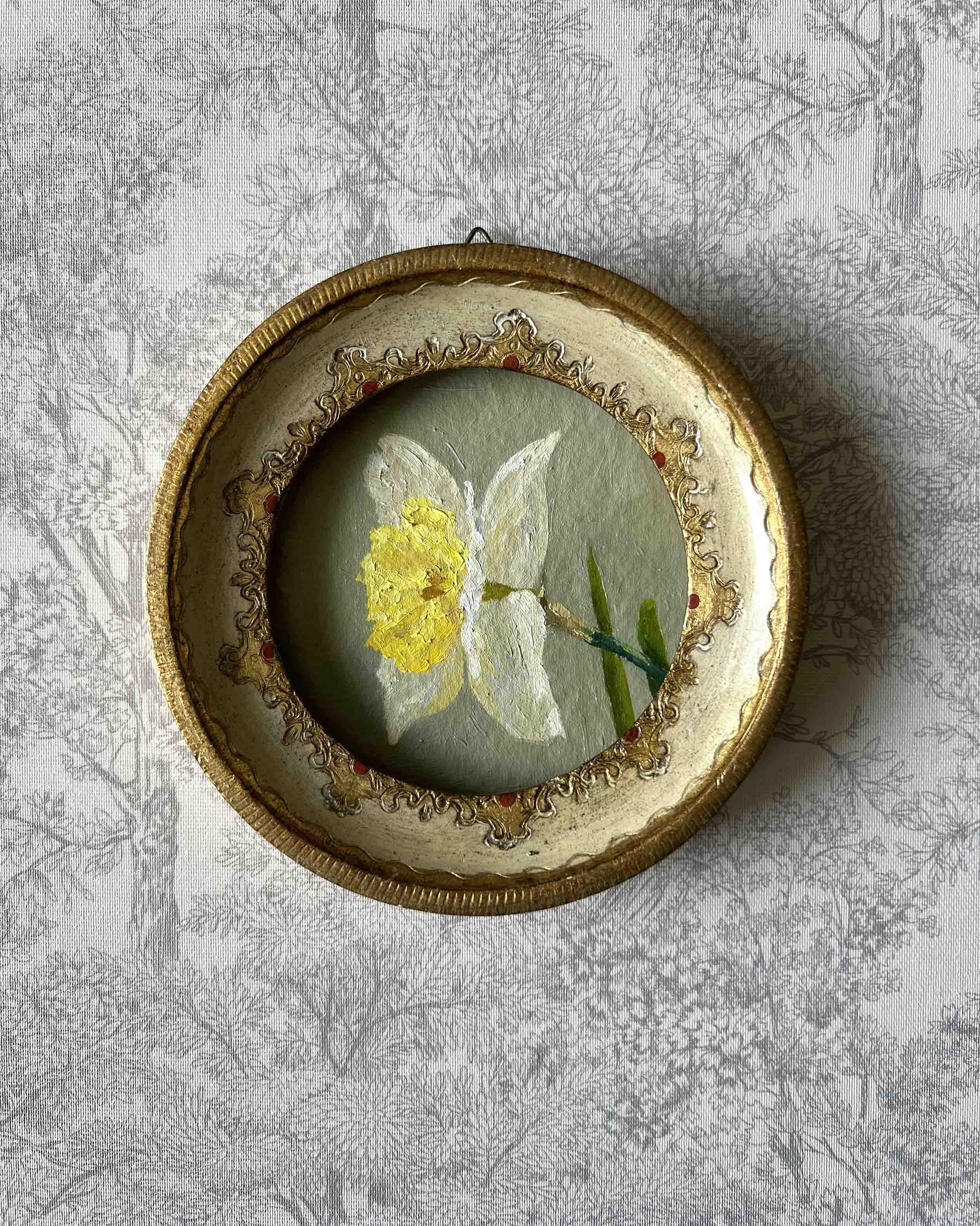 "Daffodil ix" original oil painting