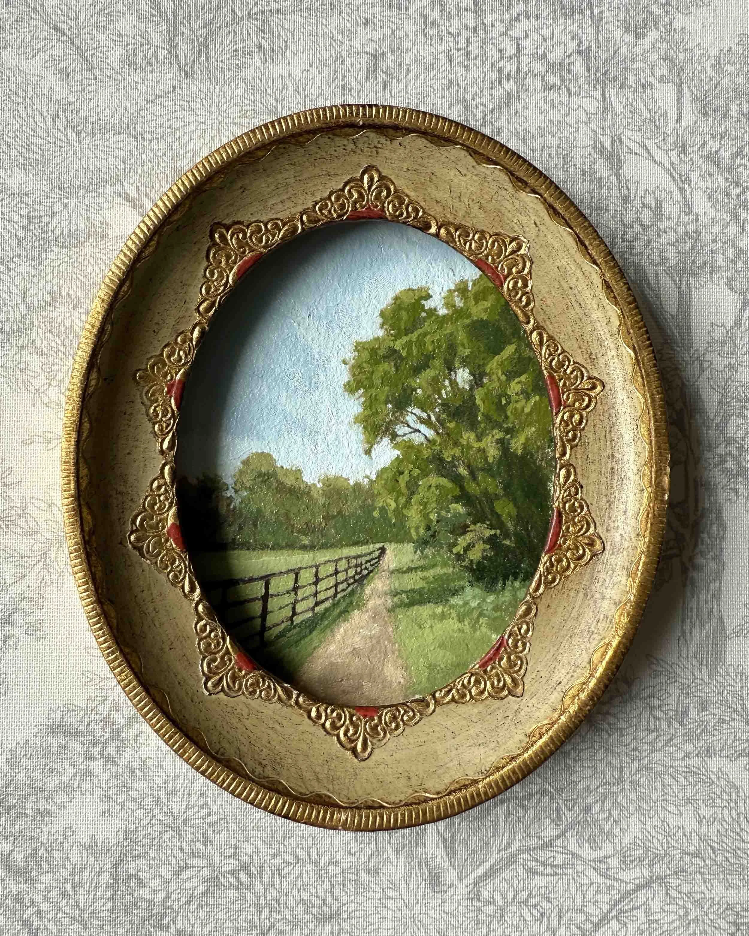 "Spring Meandering iv" original oil landscape painting