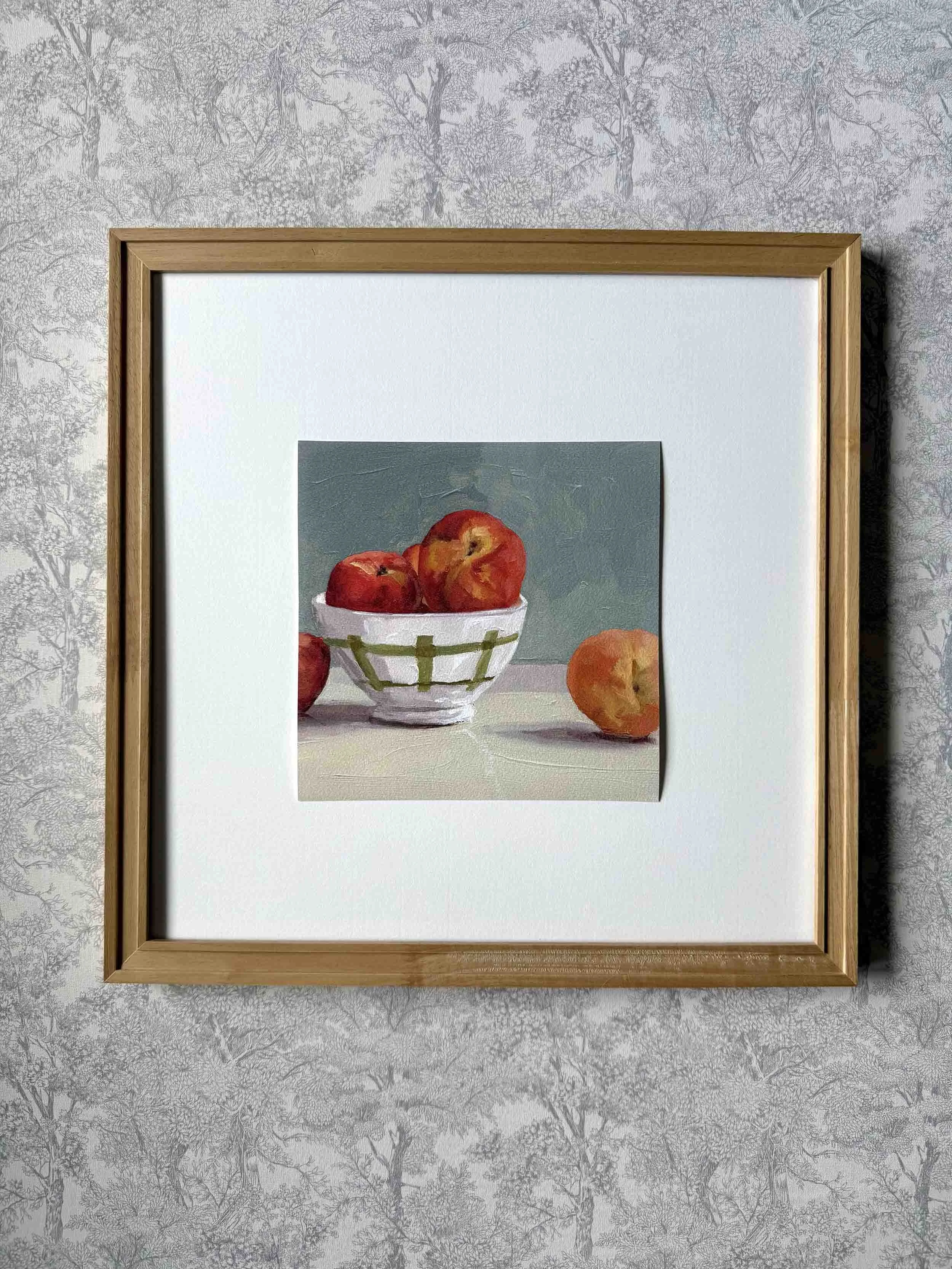 Peaches ii | Giclee Print 8x8" Square