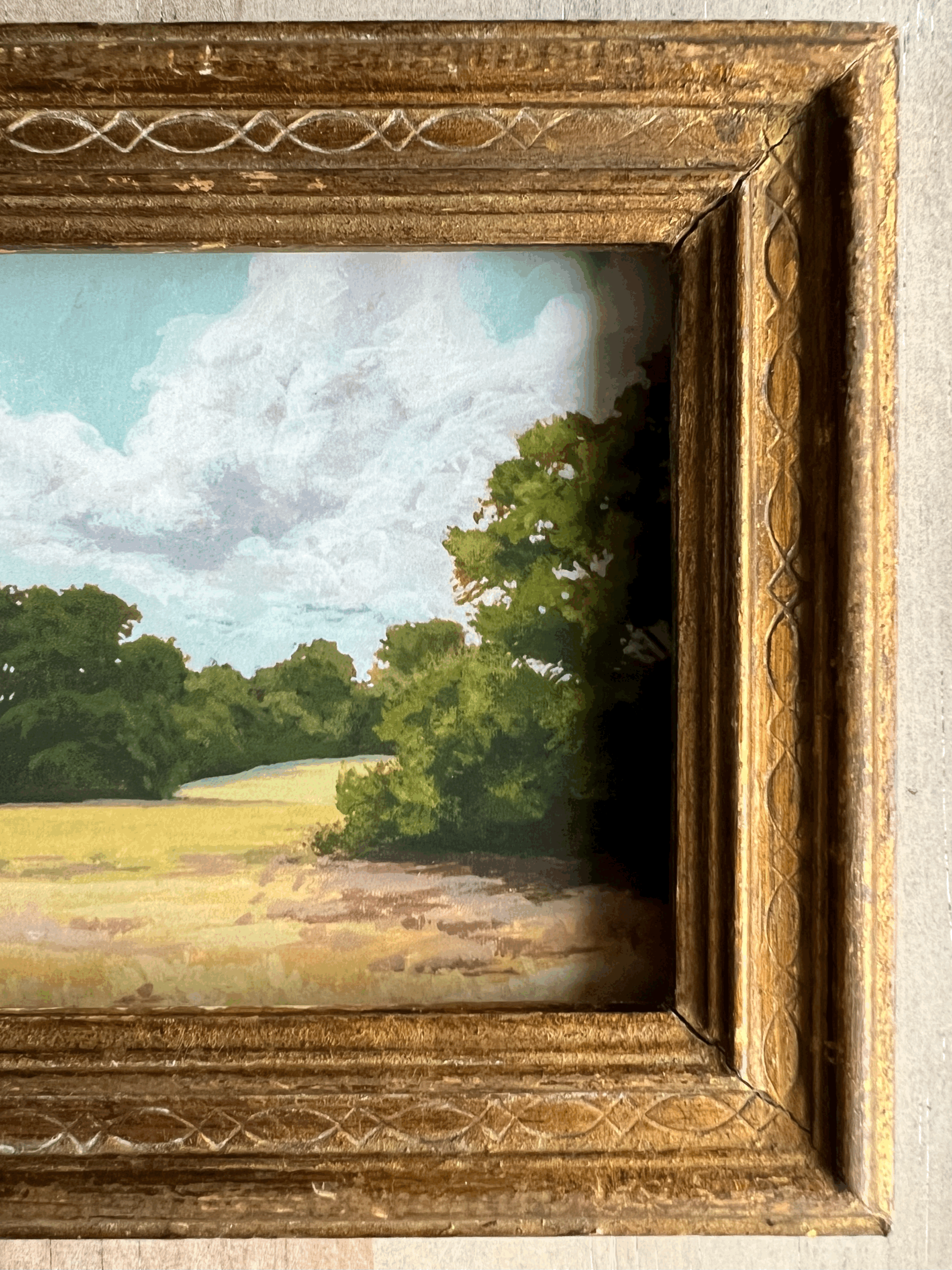 Detail of "Leipers Fork Warmth" giclee print