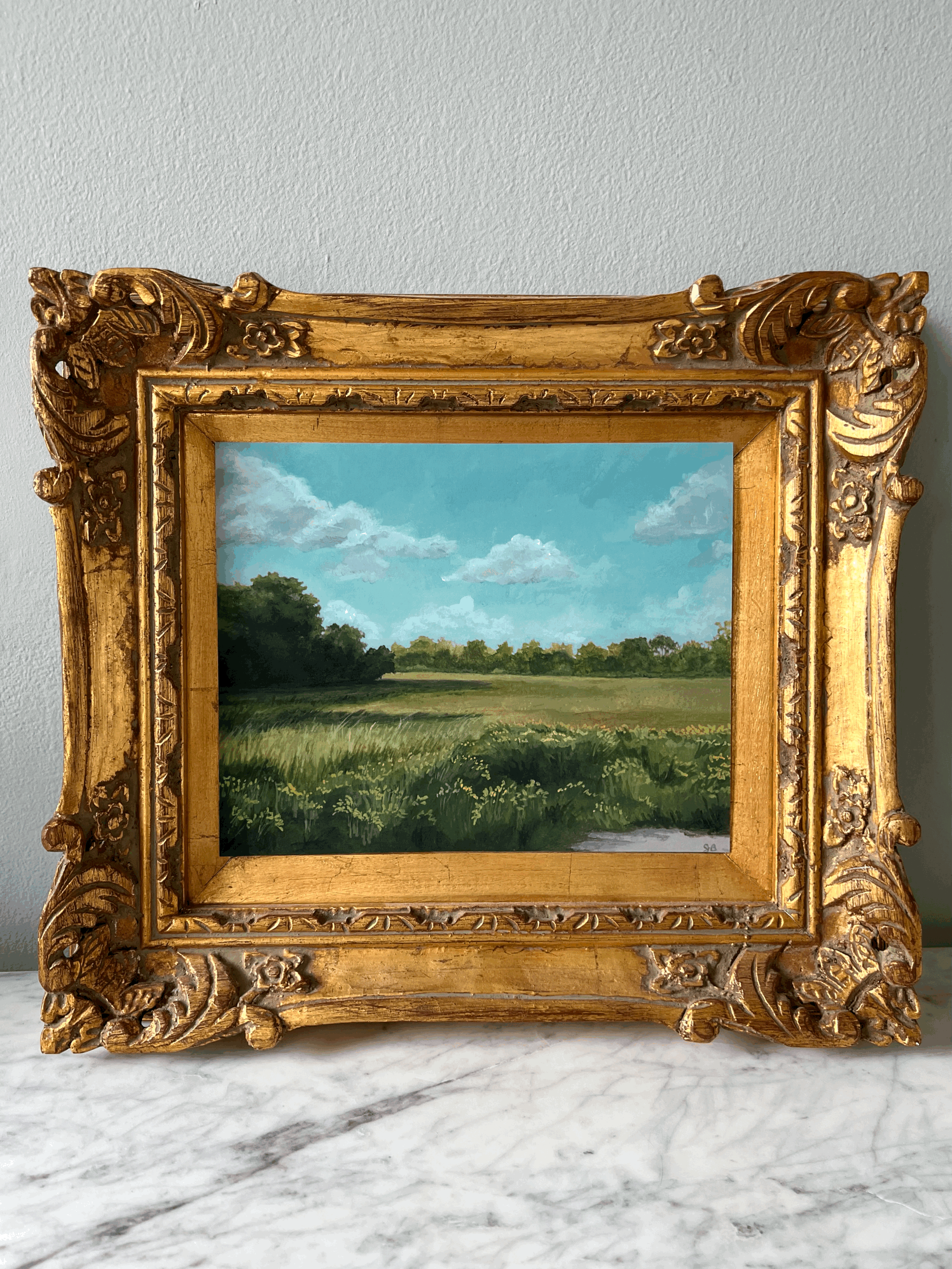 Fine art giclee print of "Summer Field"