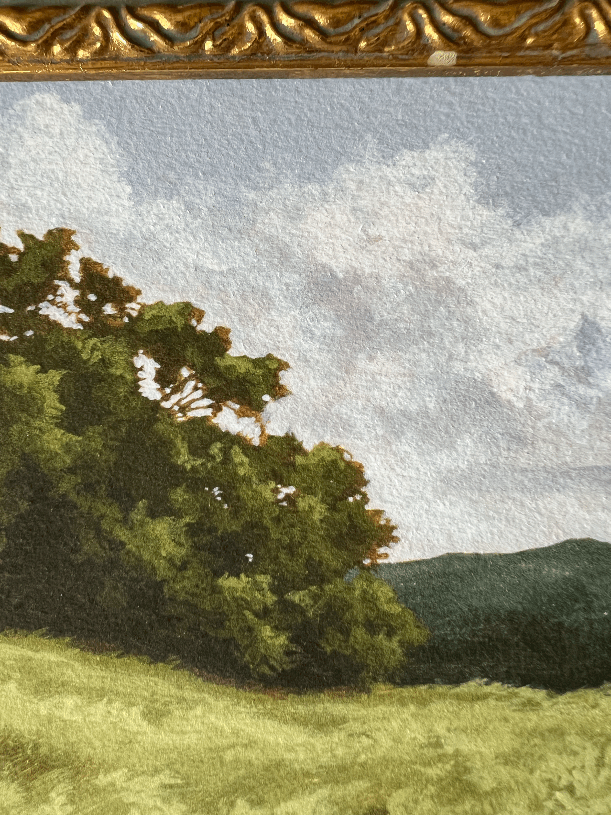 Detail of fine art giclee print of "Summer Tree ii"