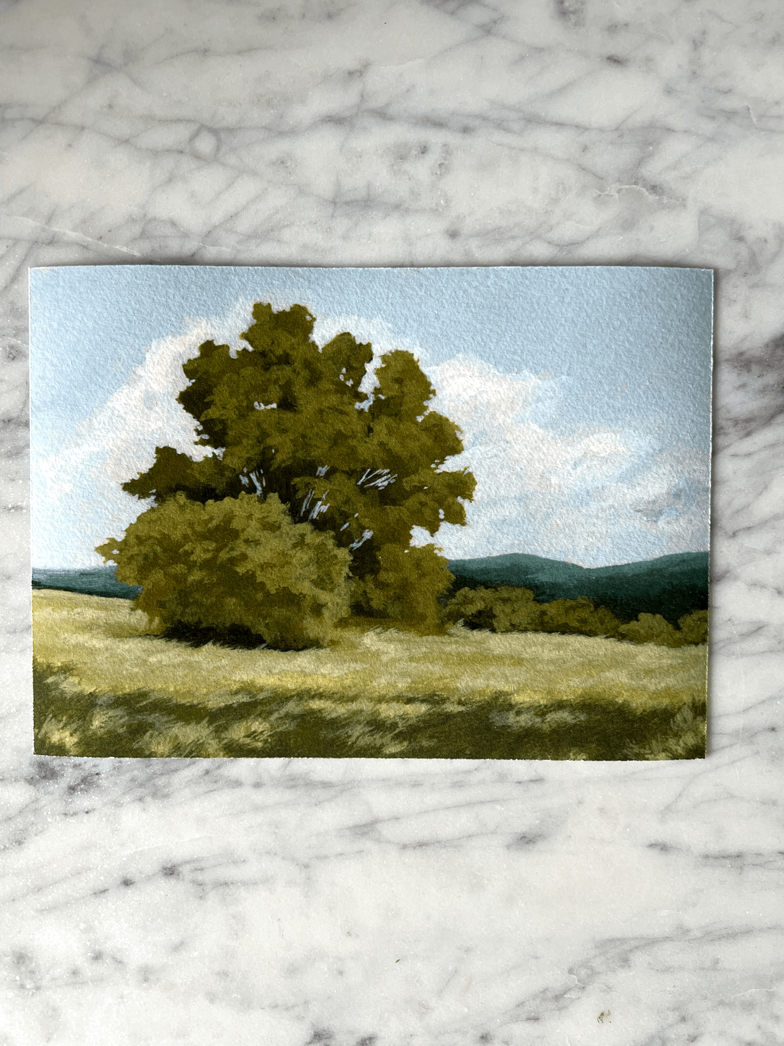 Fine art giclee print of "Smith Park in Summer"
