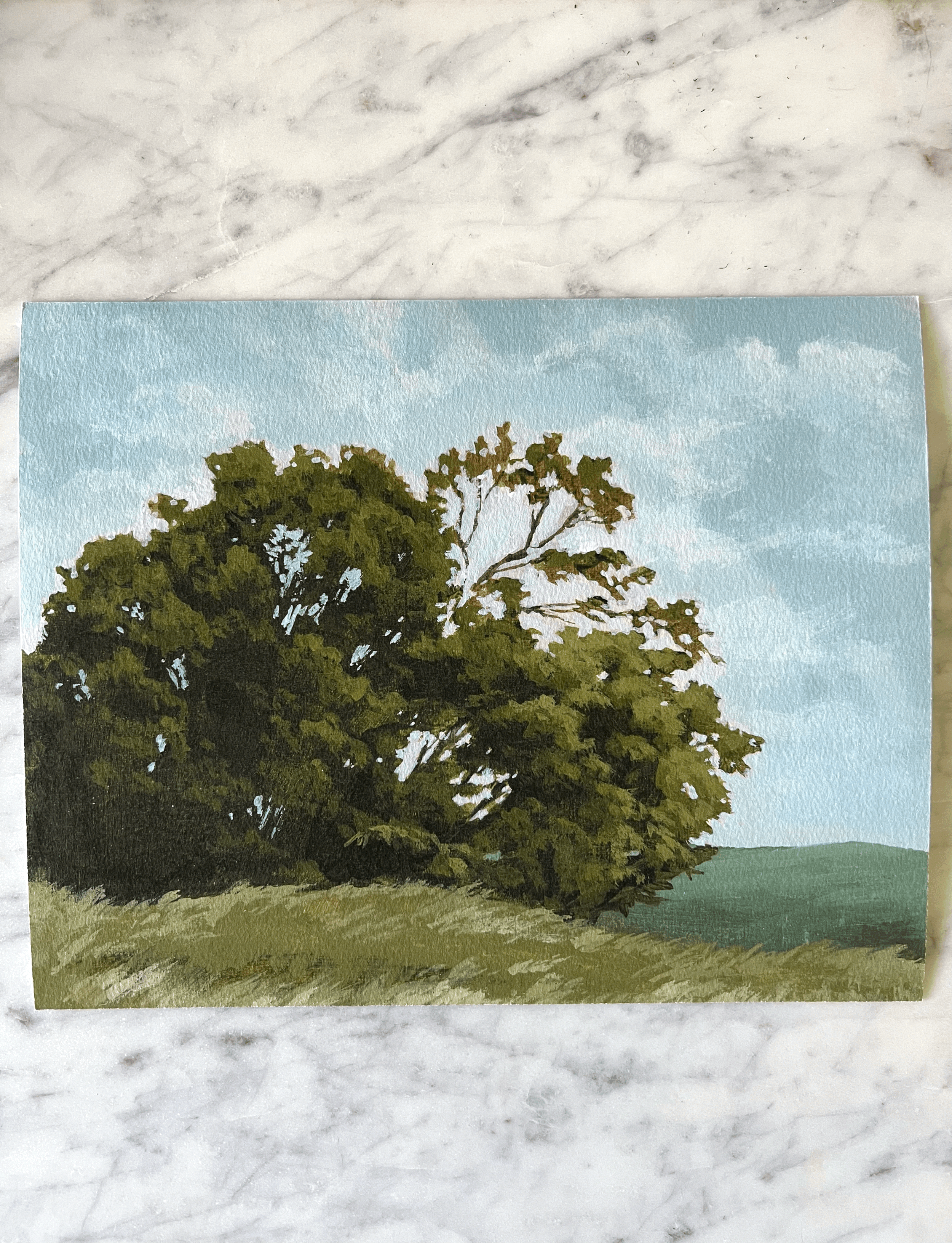 Fine art giclee print of "Summer Tree iii"