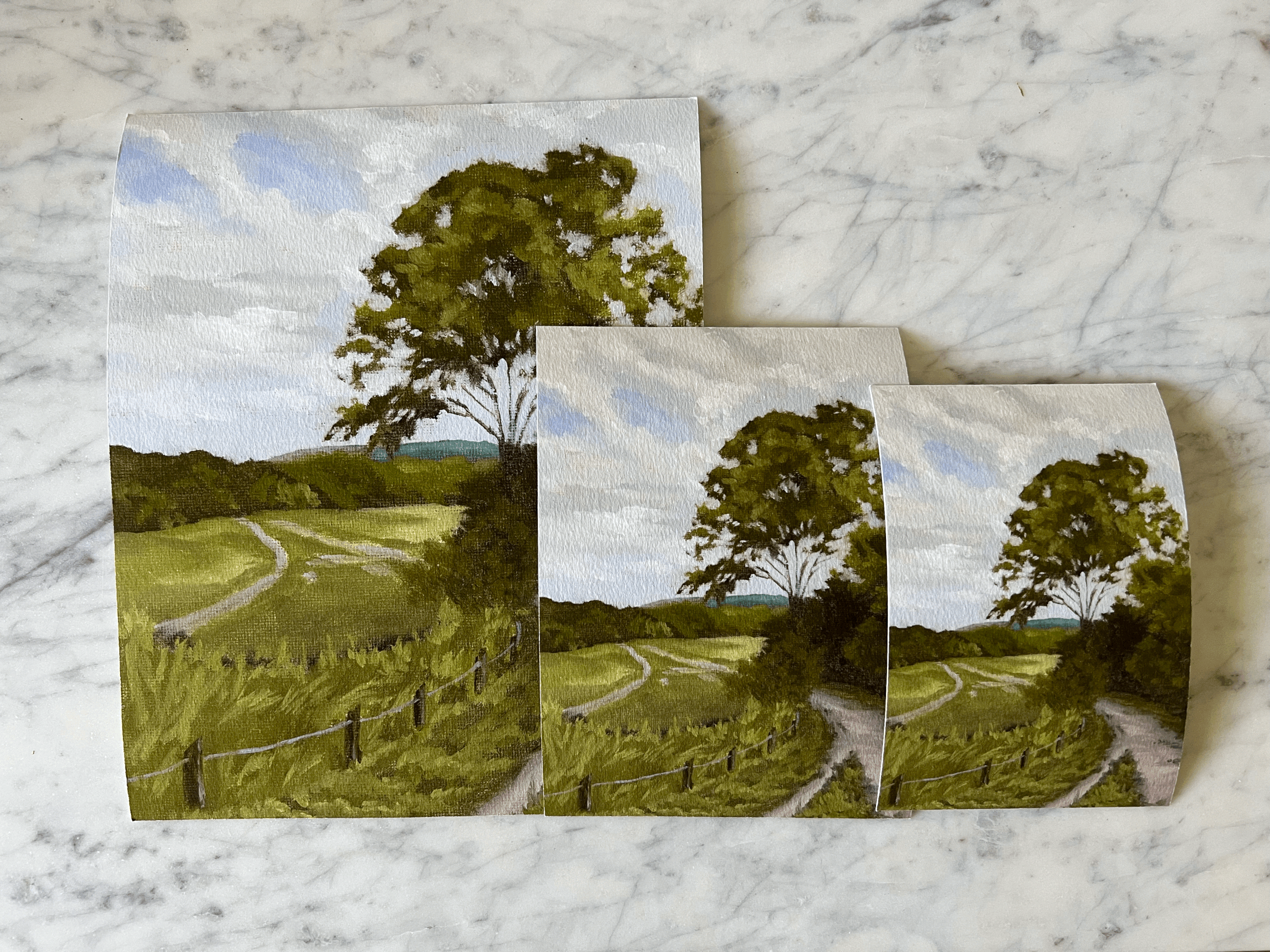 "Smith Park Trail" giclee landscape art print