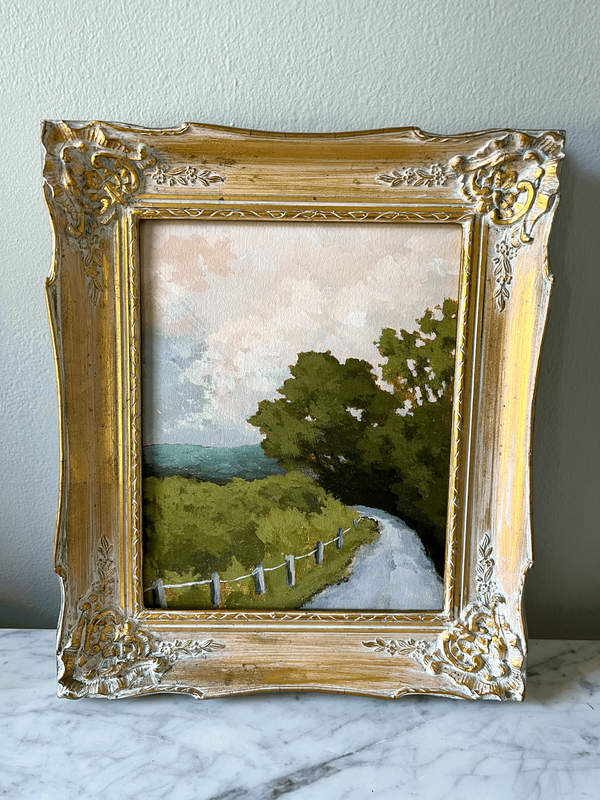 "Raspberry Sorbet Skies" giclee landscape art print