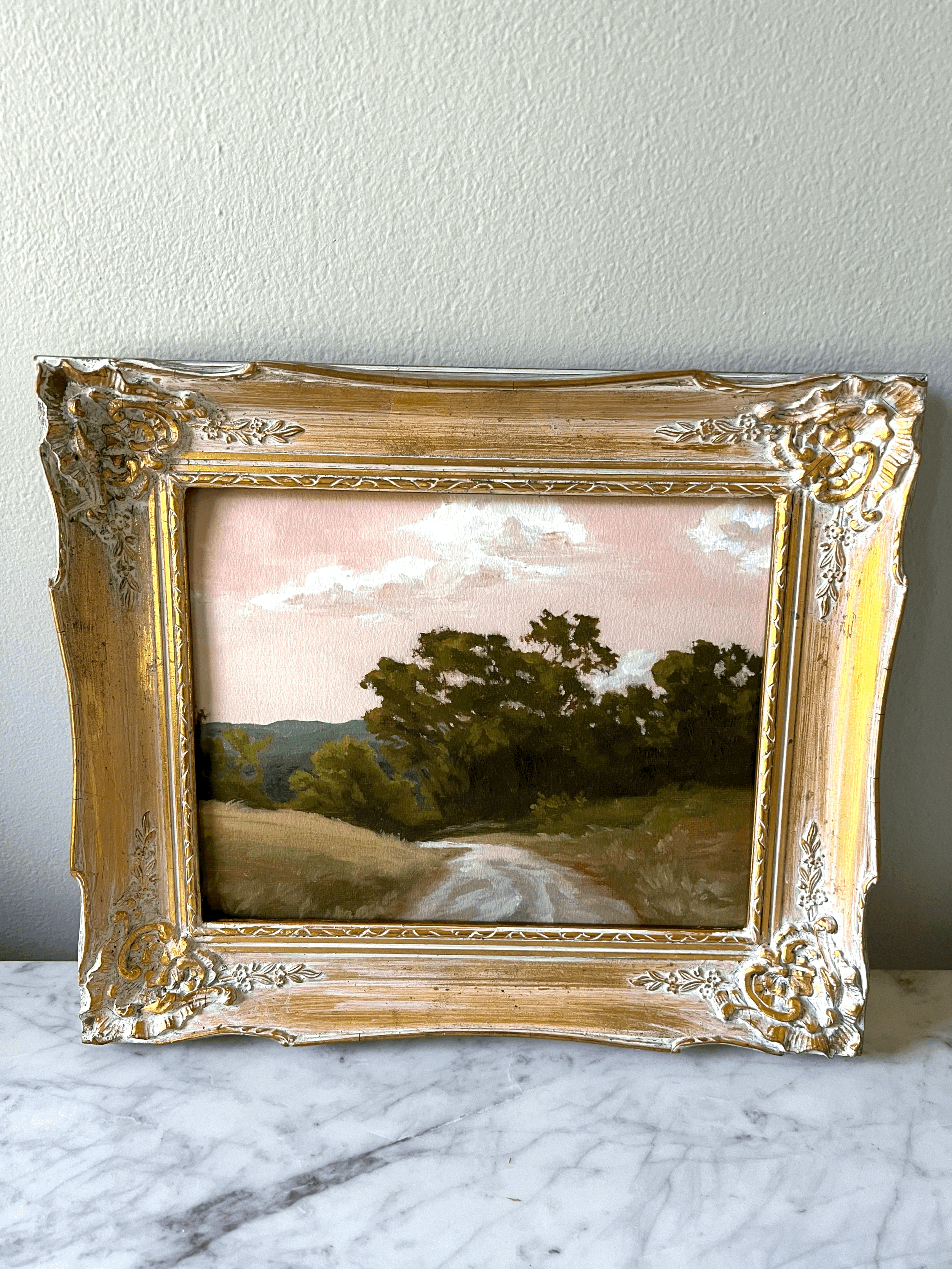 "Strawberry Skies" giclee landscape art print