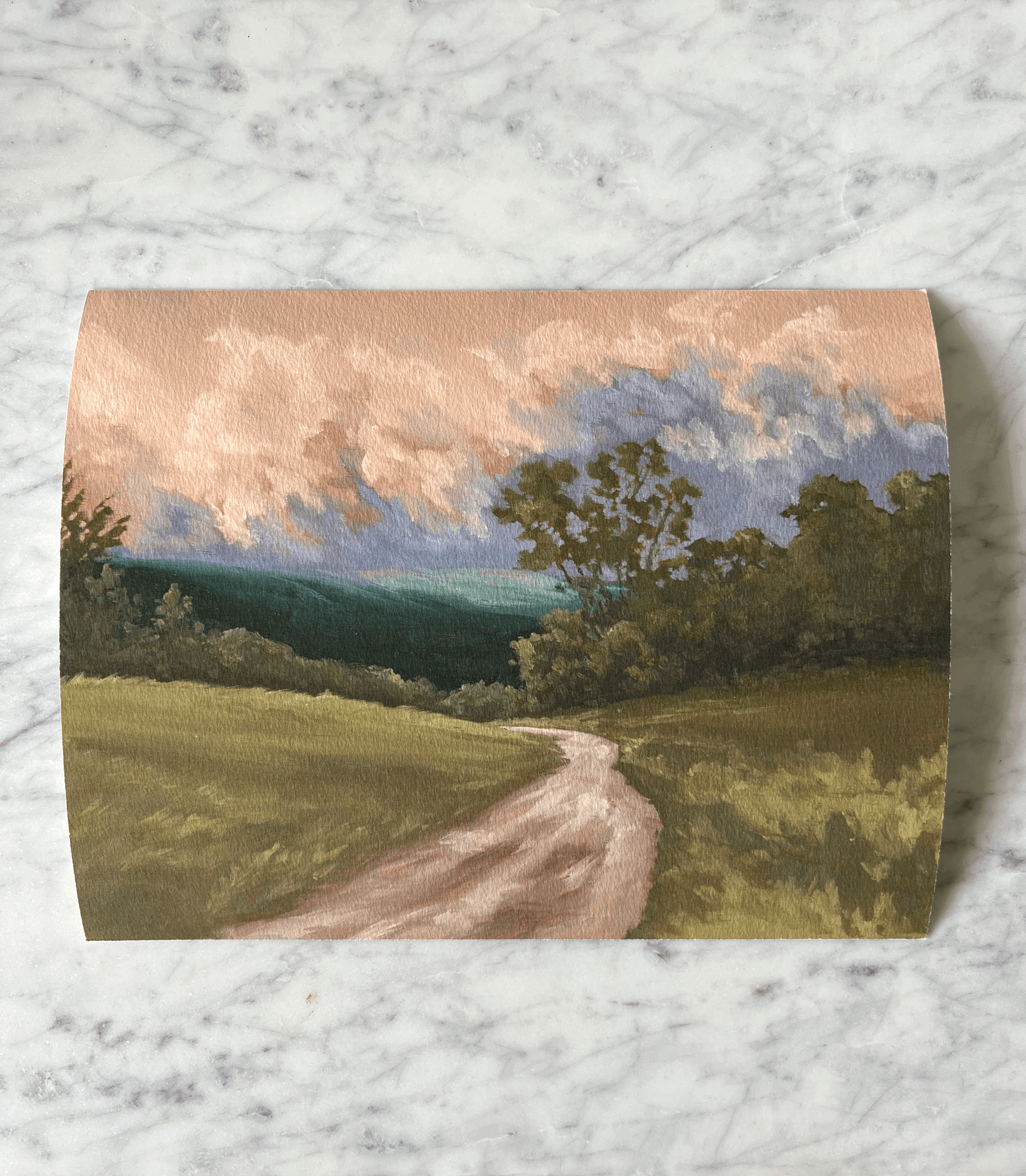 "Skyline Glow" giclee landscape art print