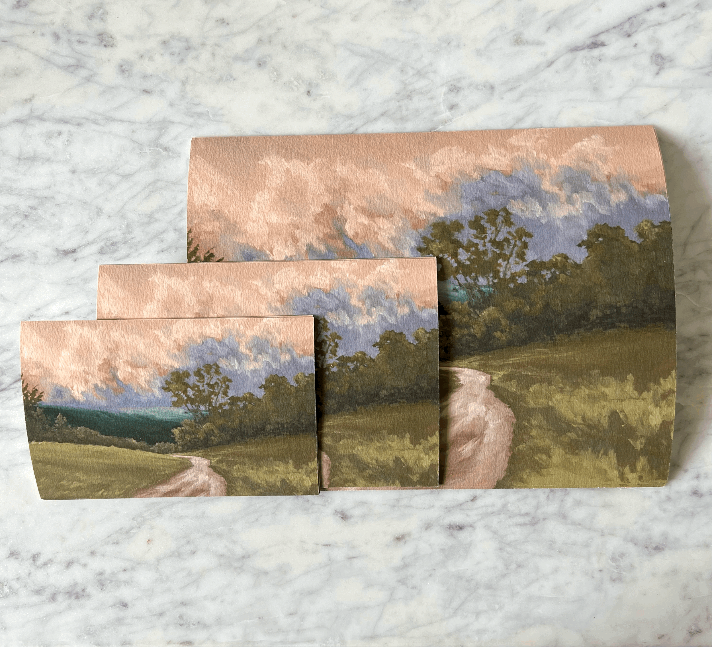 "Skyline Glow" giclee landscape art print