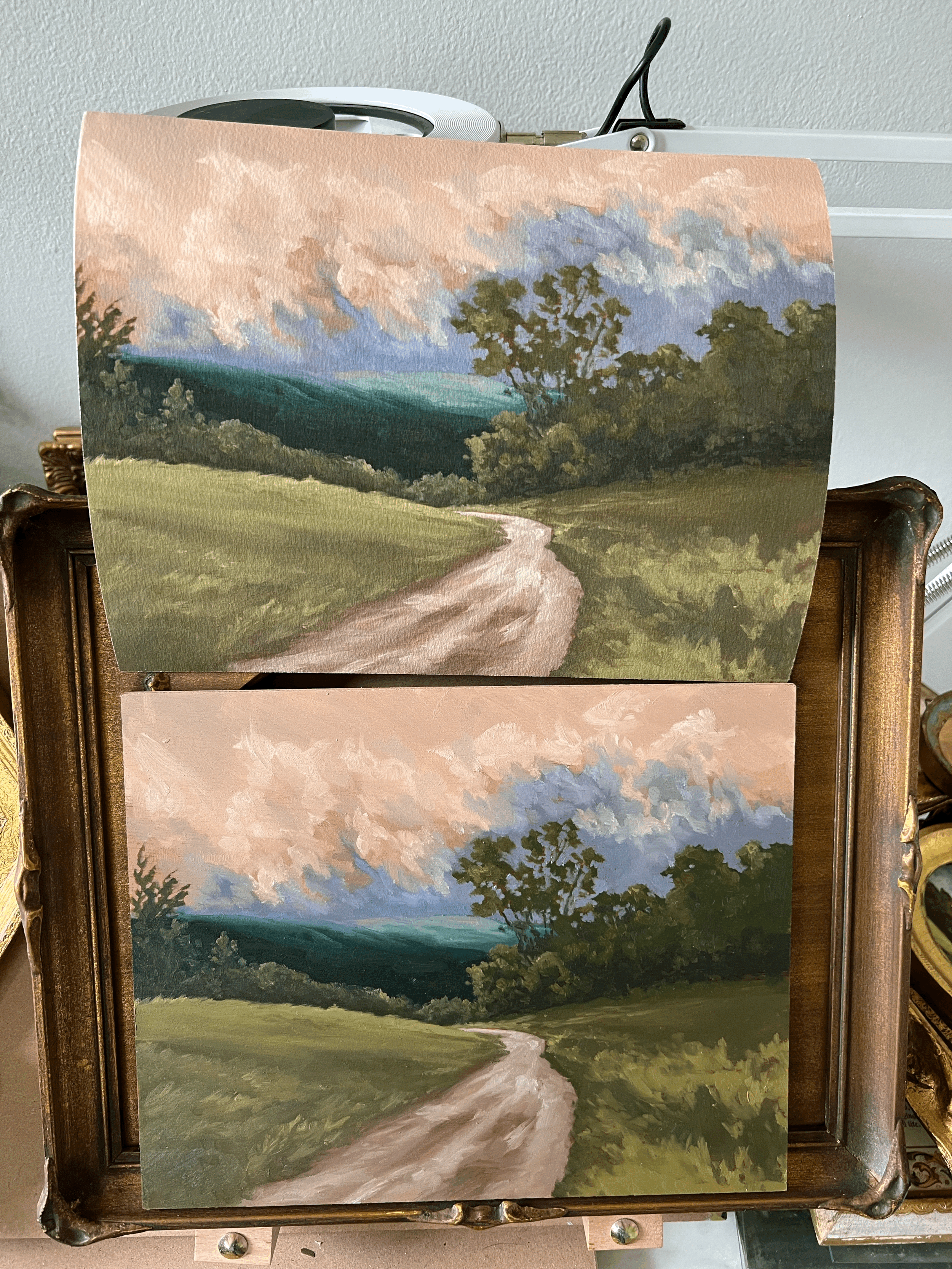 "Skyline Glow" giclee landscape art print