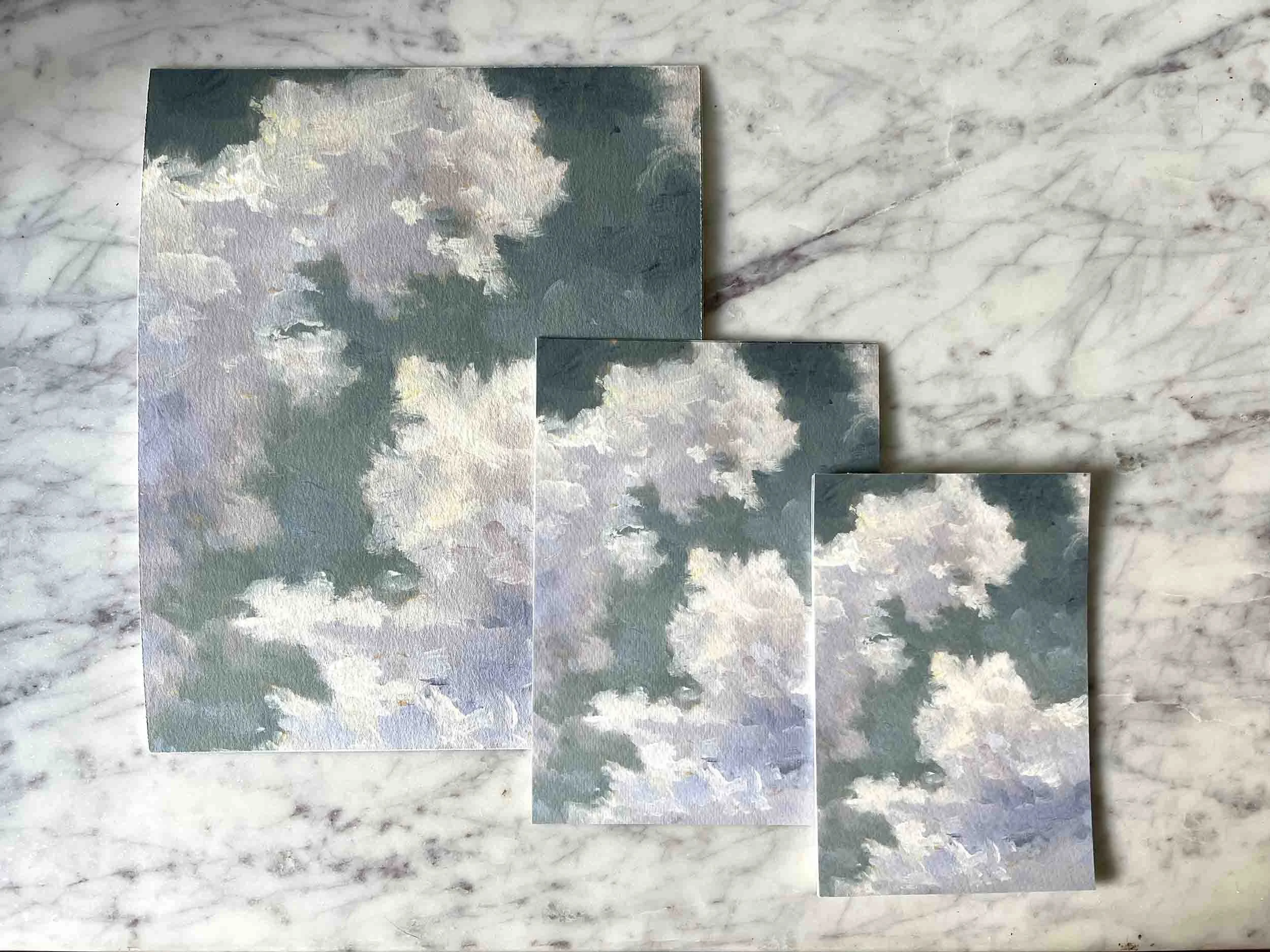 "Clouds ii" giclee cloudscape art print