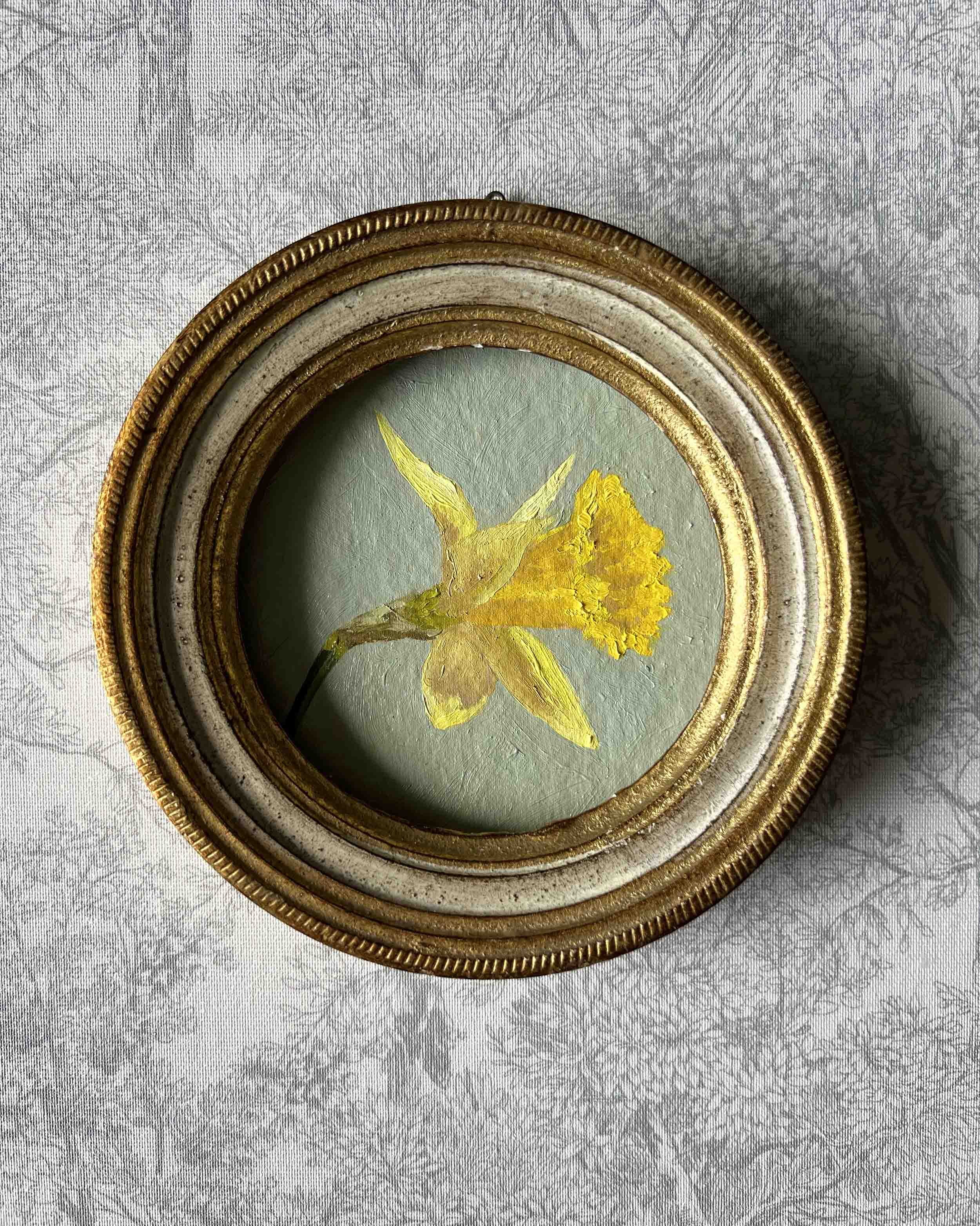 "Daffodil vi" original oil painting