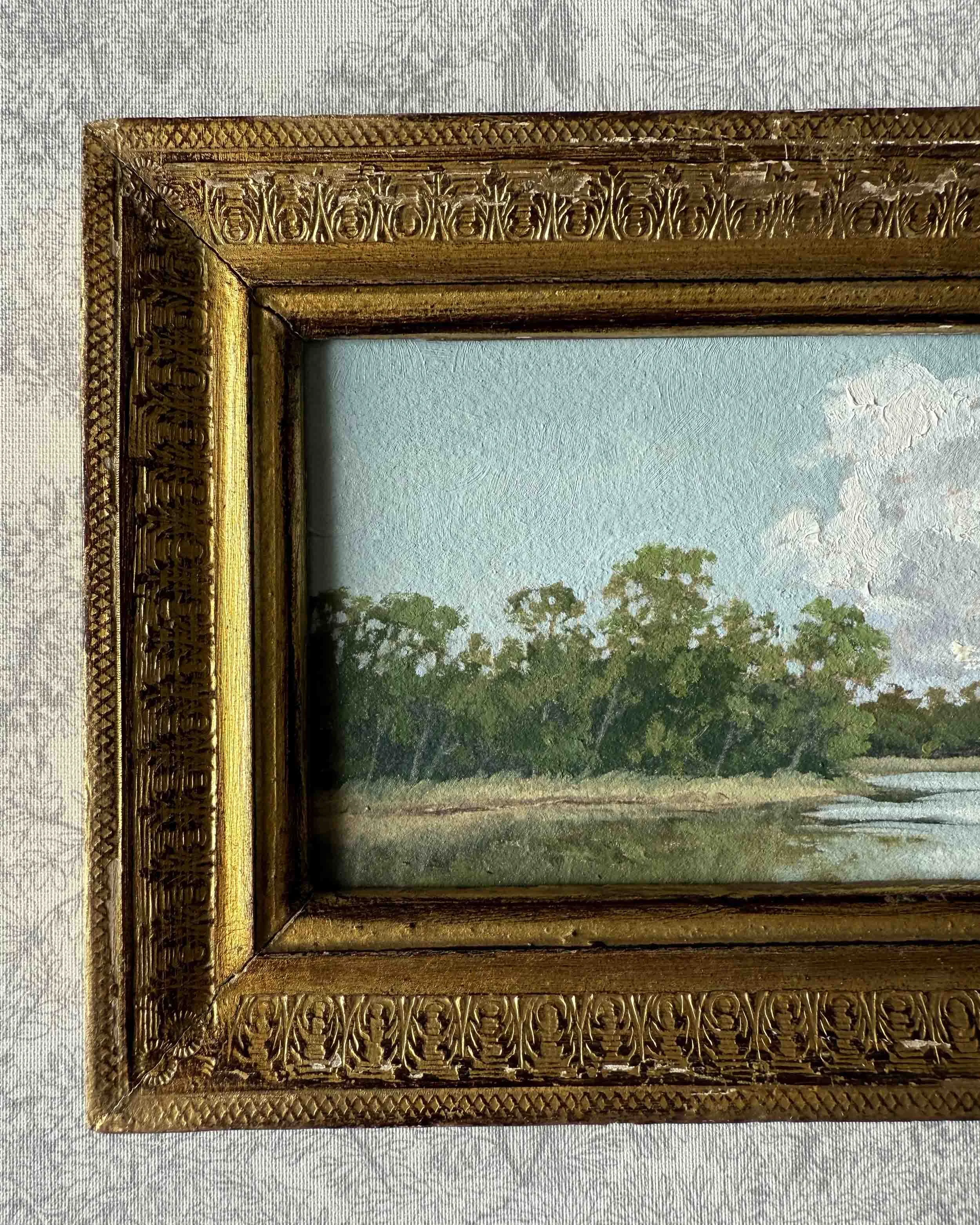 "By the Bay" original oil landscape painting