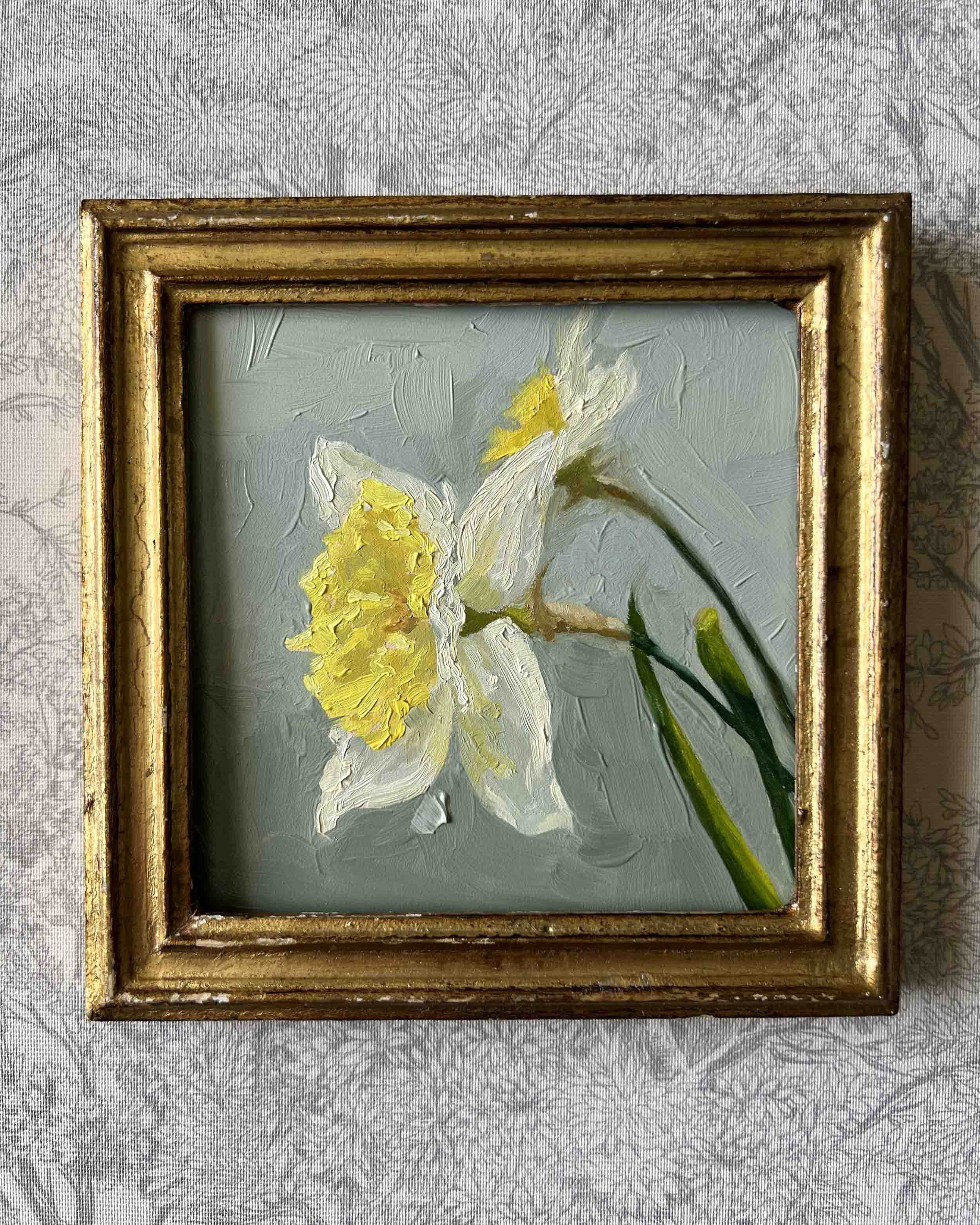 "Daffodil" original oil painting