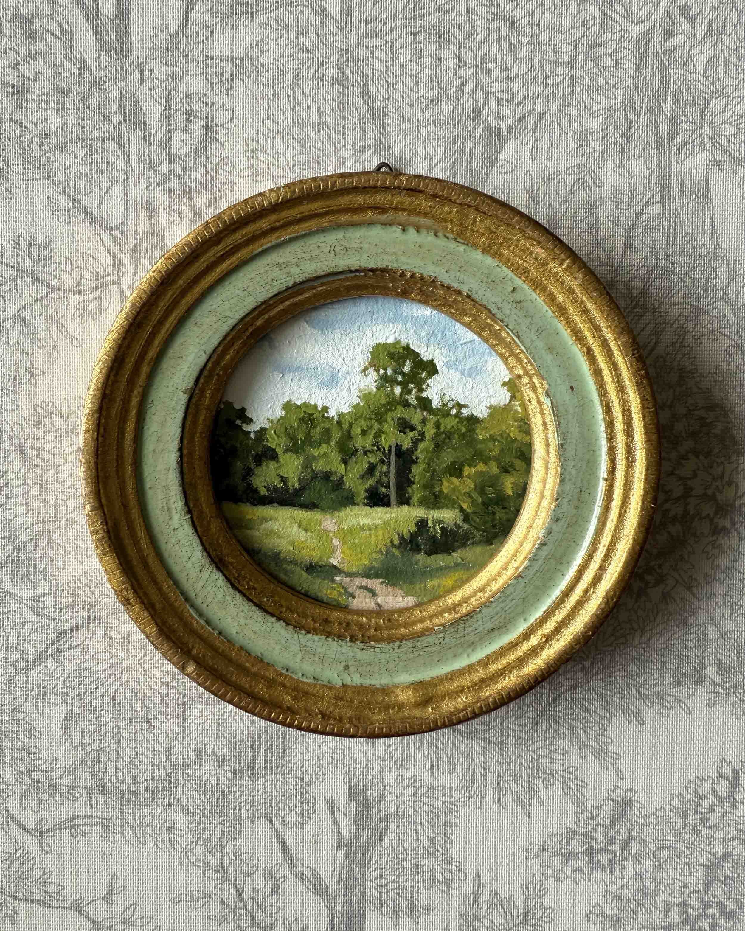 "Hues of Spring" original oil landscape painting