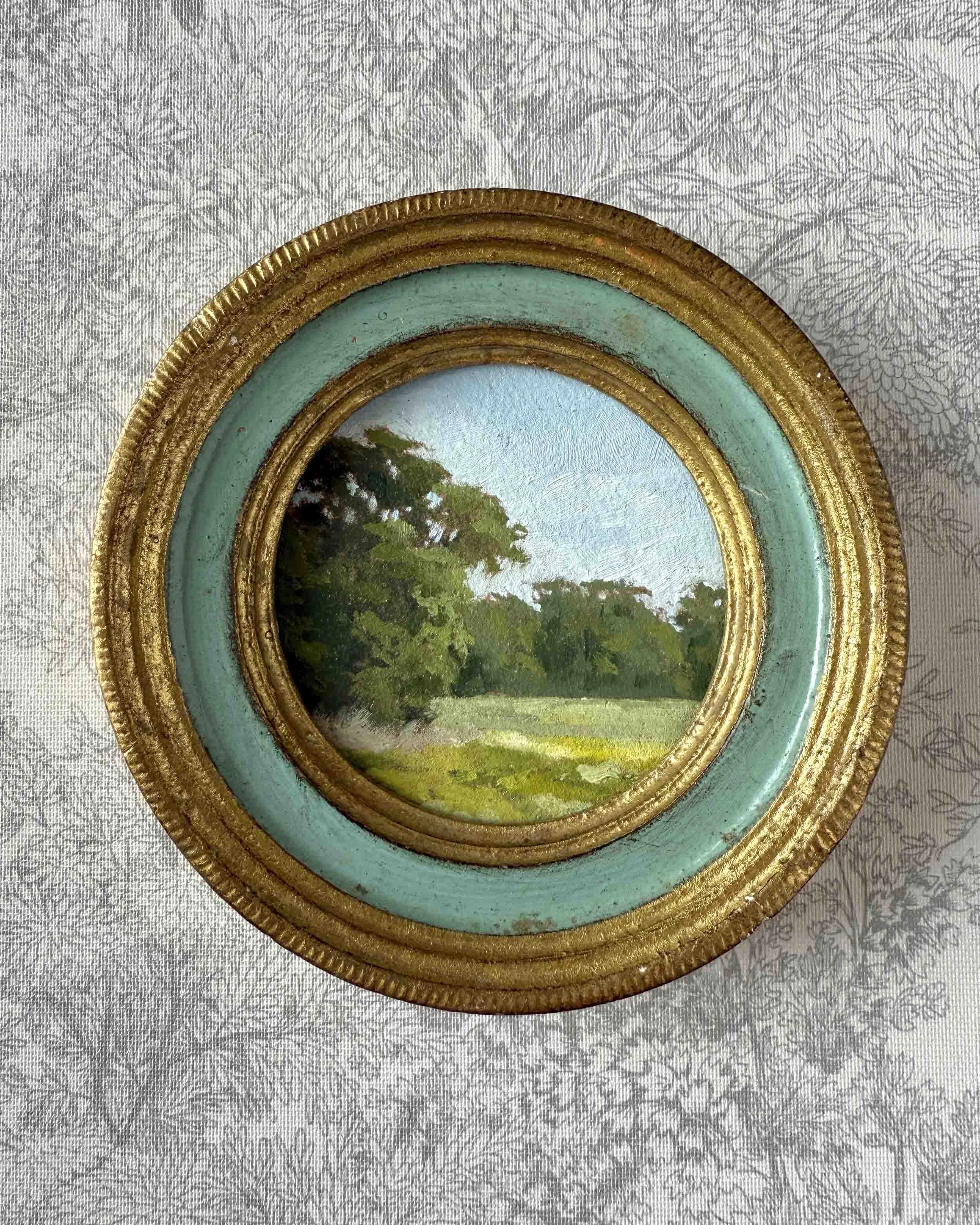 "Spring Green" original oil landscape painting