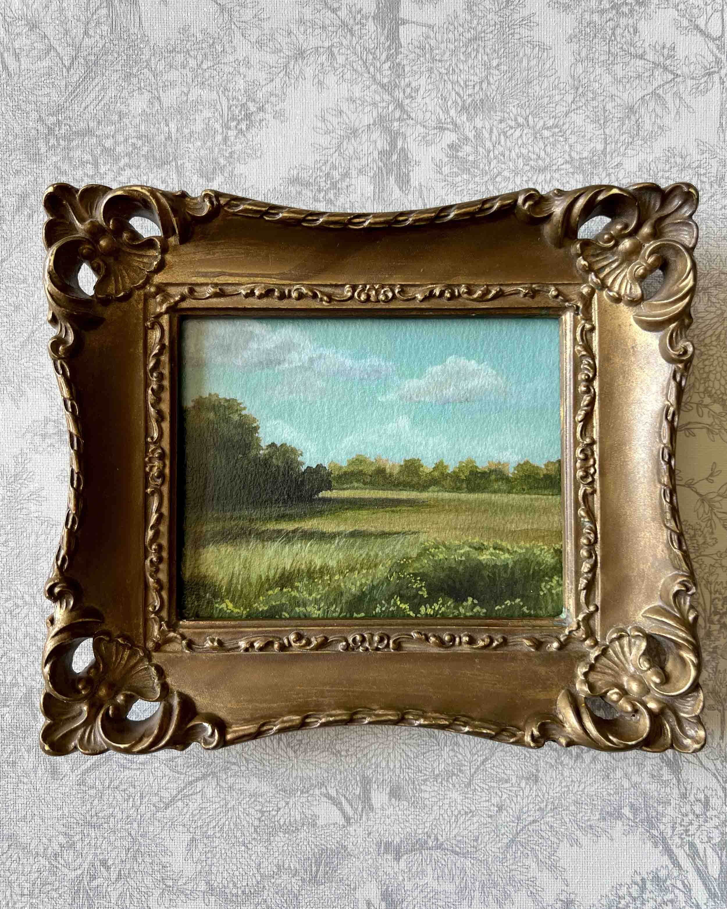 Summer Field" Framed Print