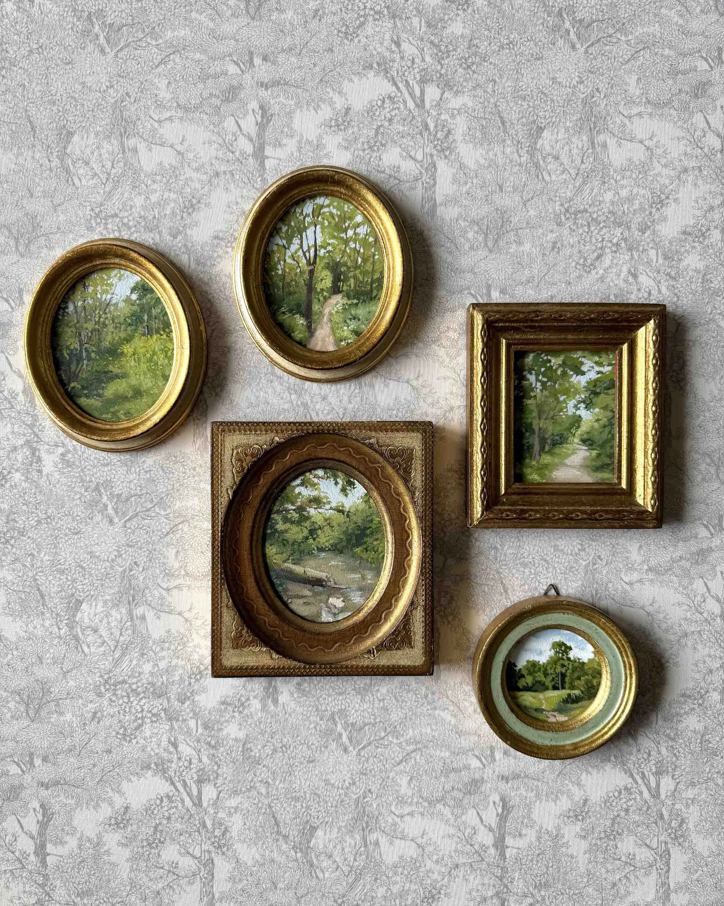 "Spring Meandering iii" original oil landscape painting