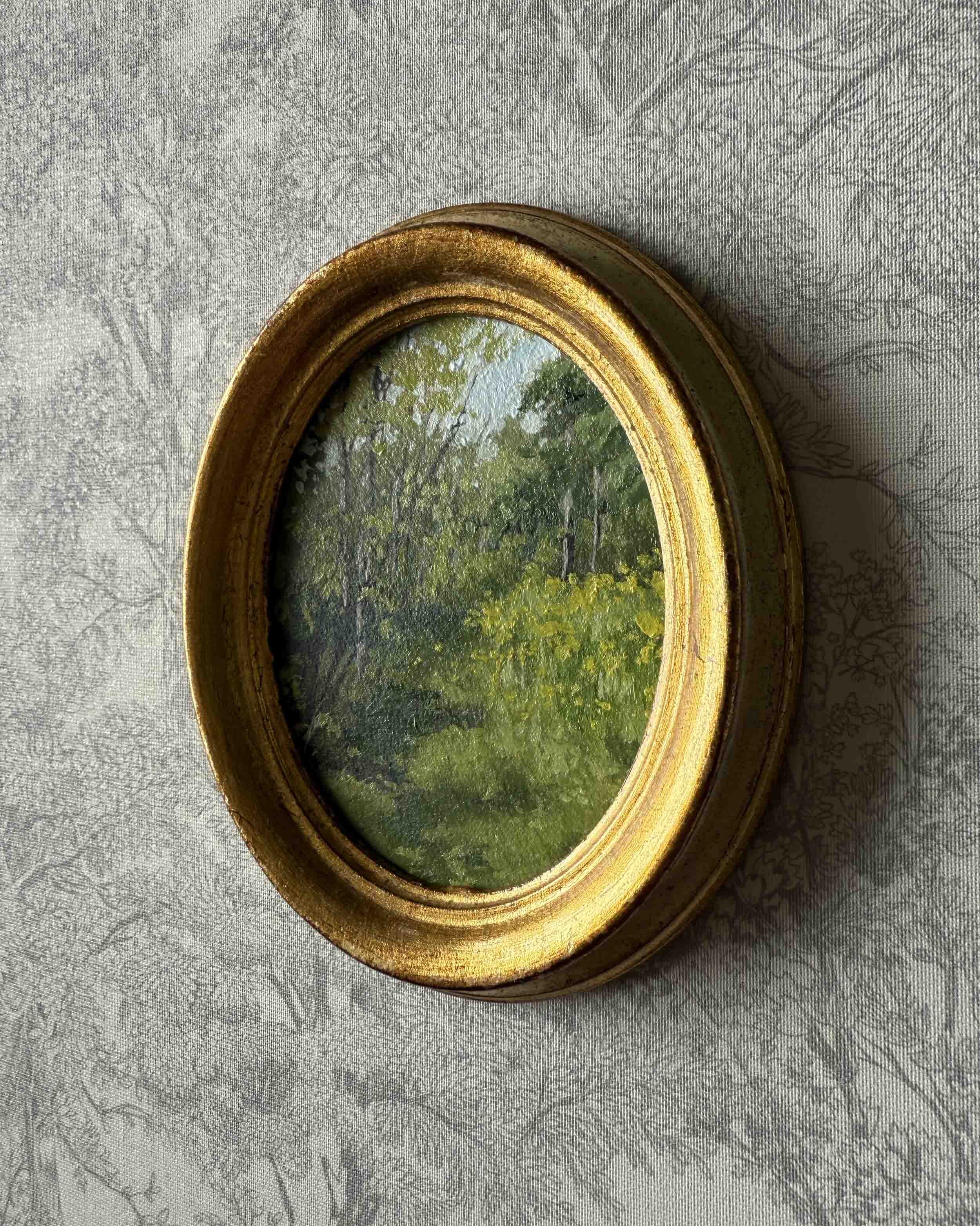 "Hues of Spring iv" original oil landscape painting