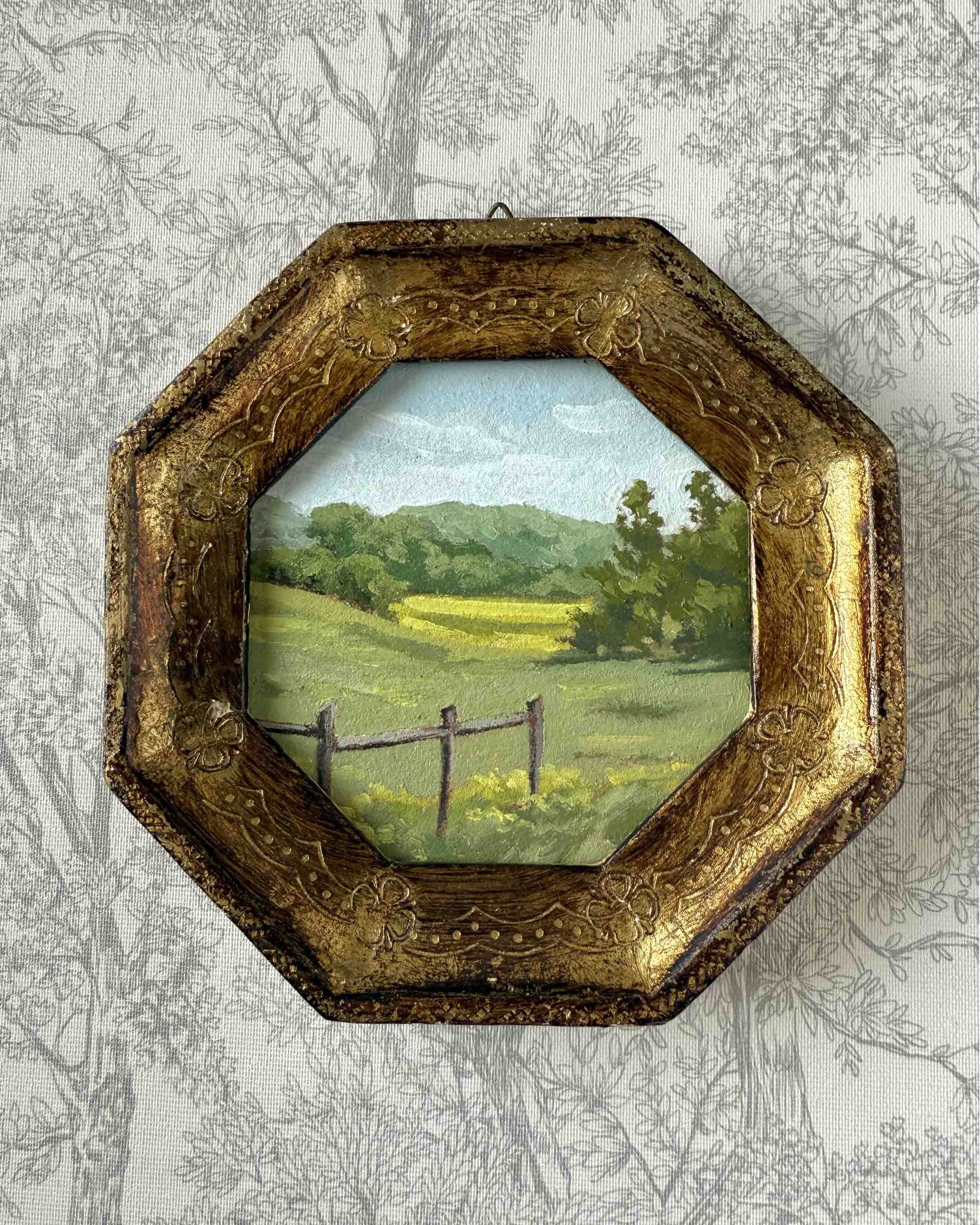 "A Touch of Yellow" original oil landscape painting