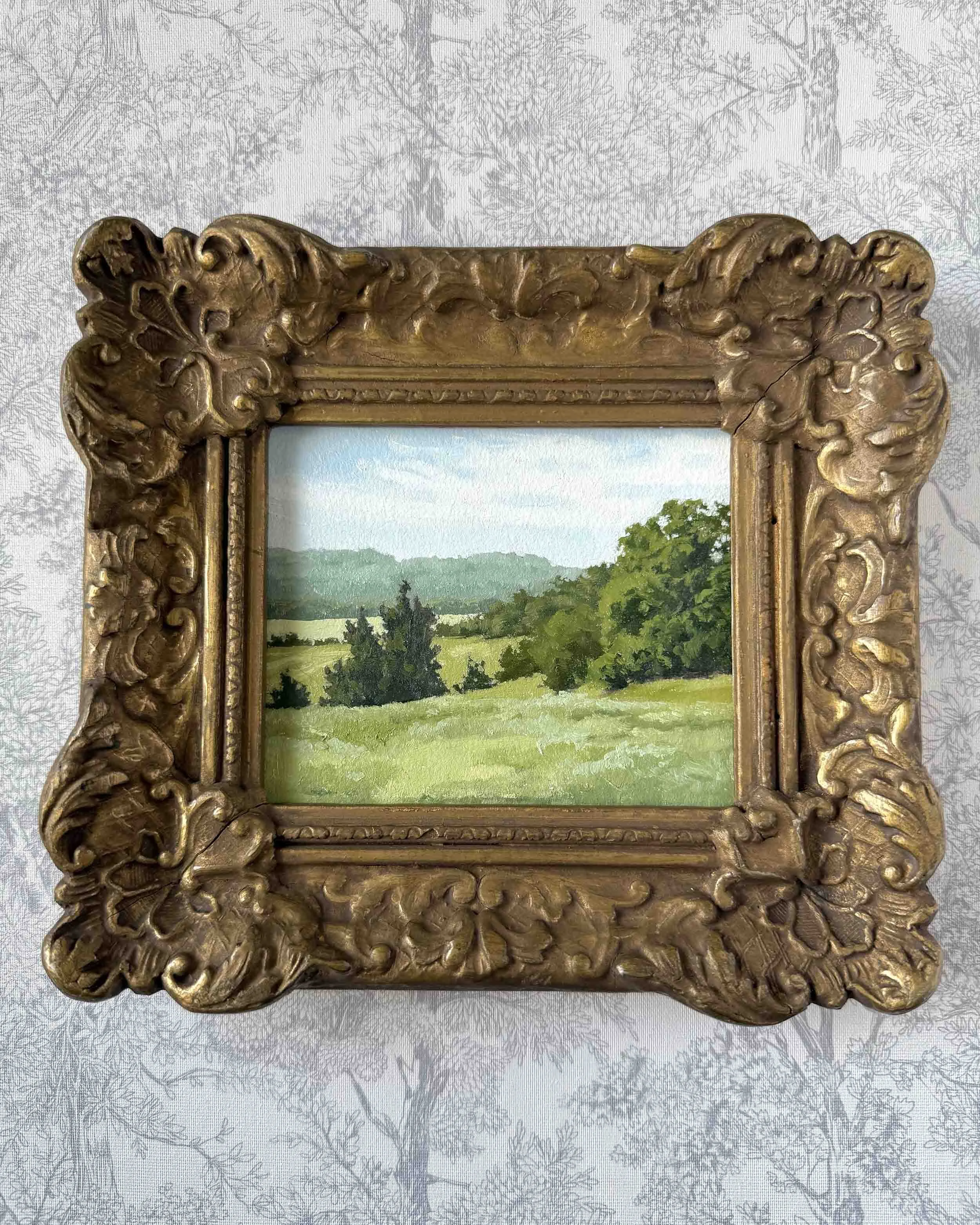 "Preservation View" original oil landscape painting