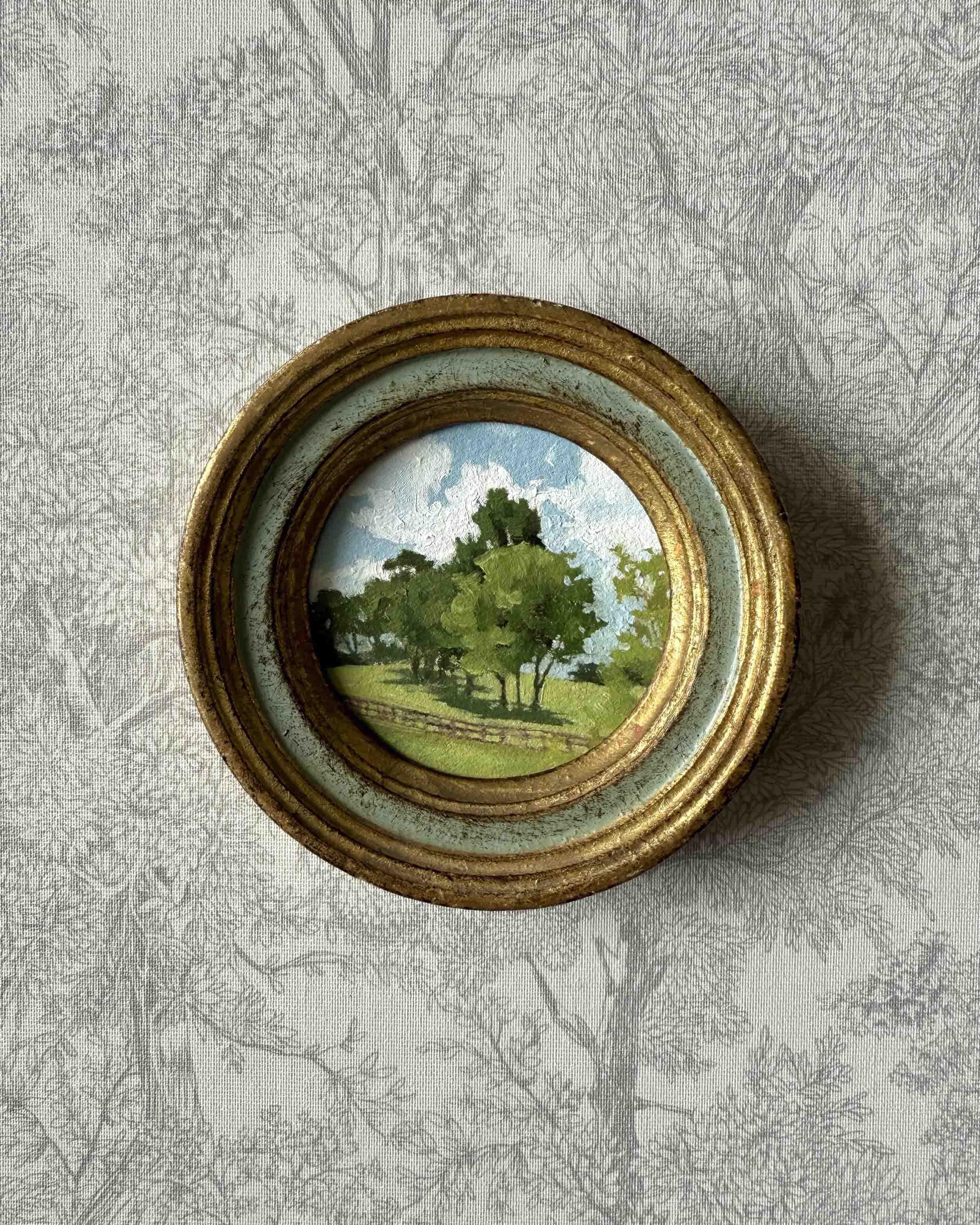 "Hues of Spring iii" original oil landscape painting