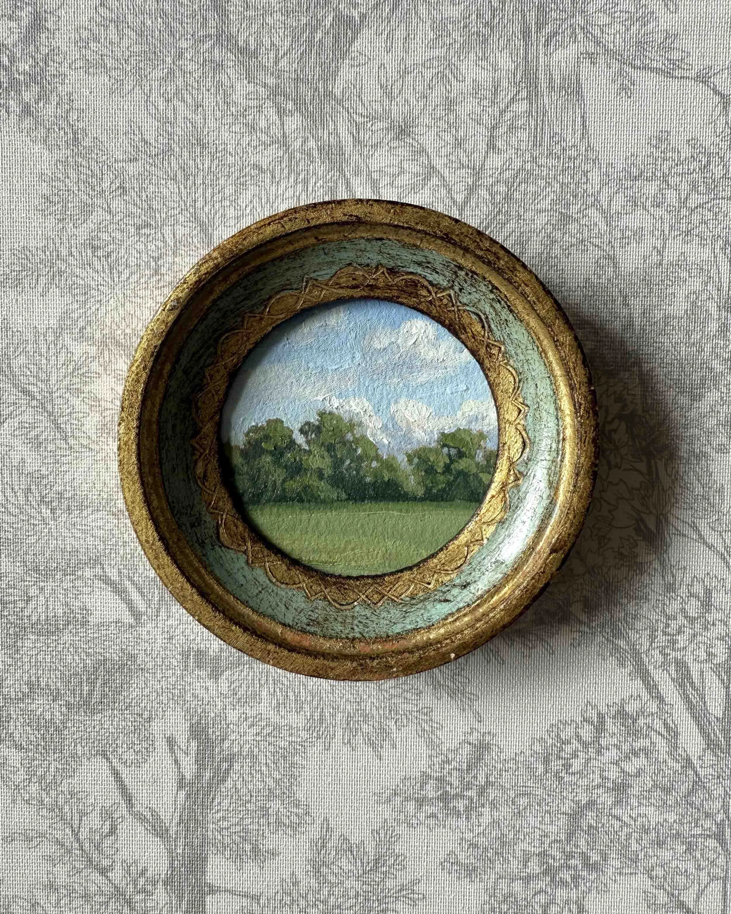 "Feels Like Home Mini iv" original oil landscape painting