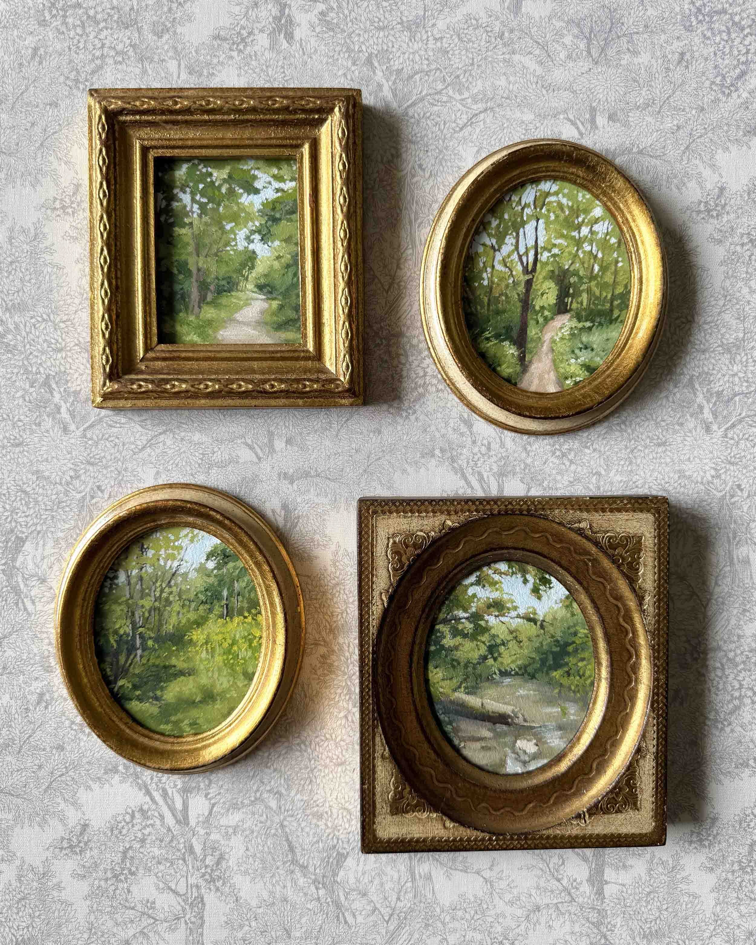 "Spring Meandering iii" original oil landscape painting