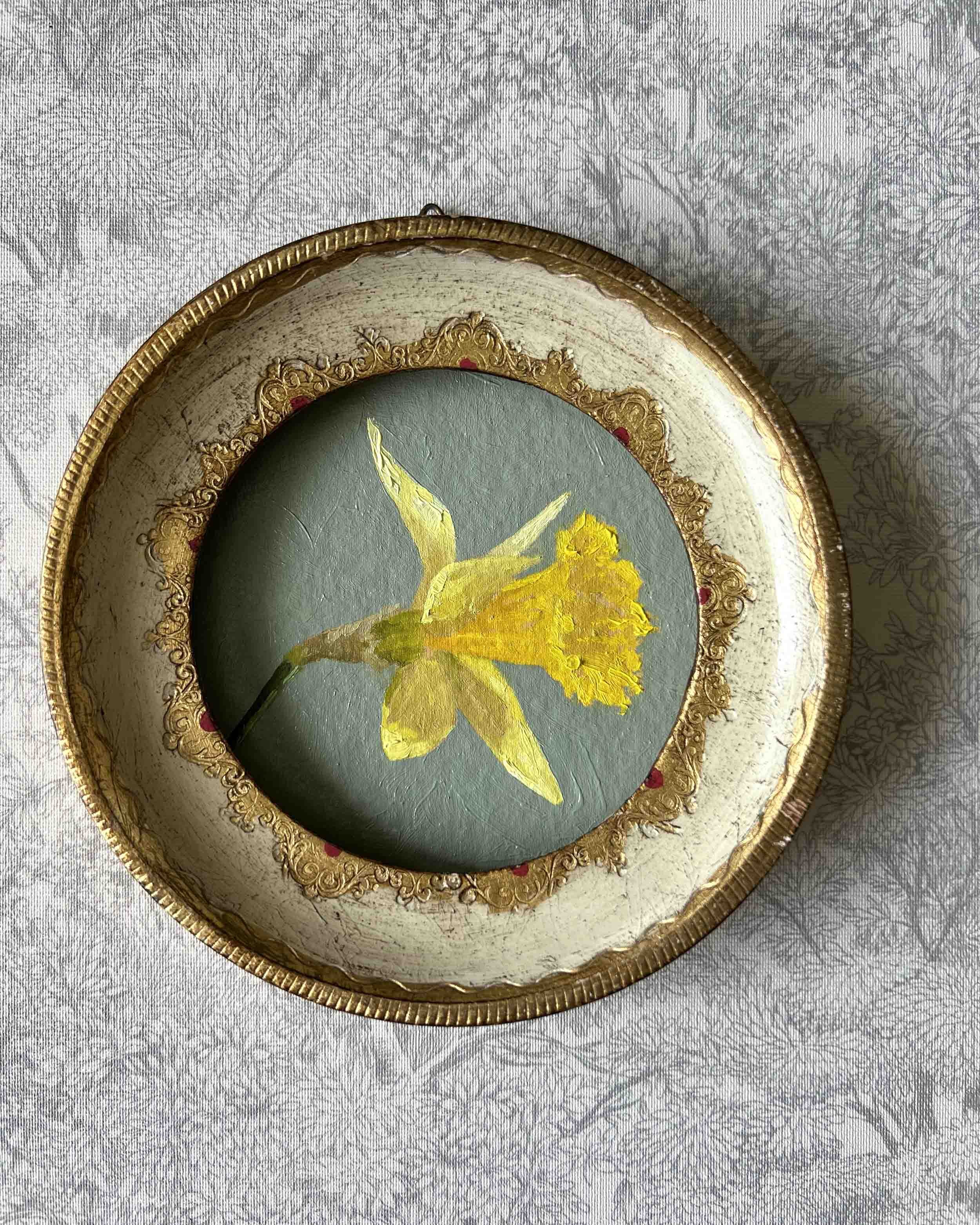"Daffodil viii" original oil painting
