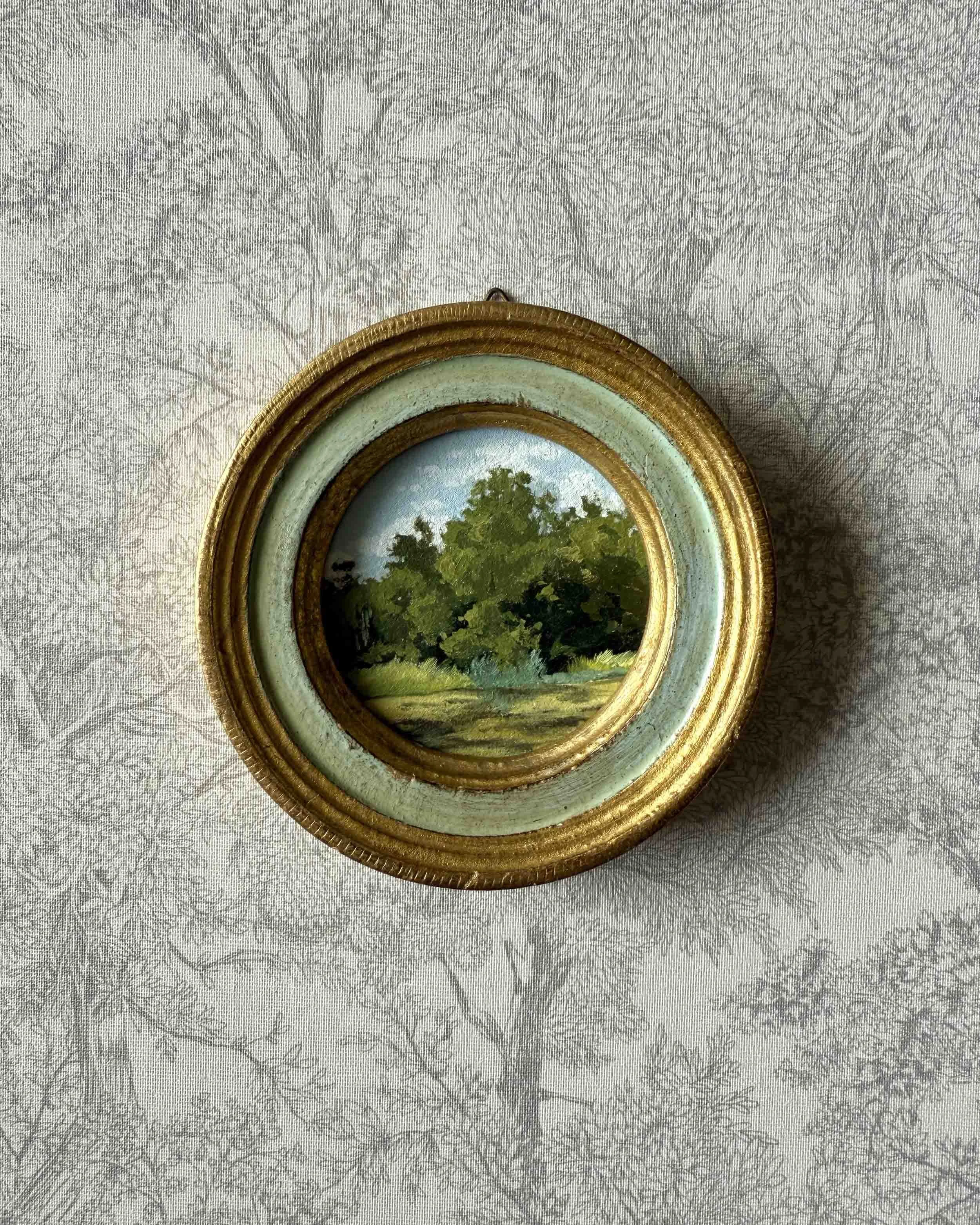 "Hues of Spring ii" original oil landscape painting