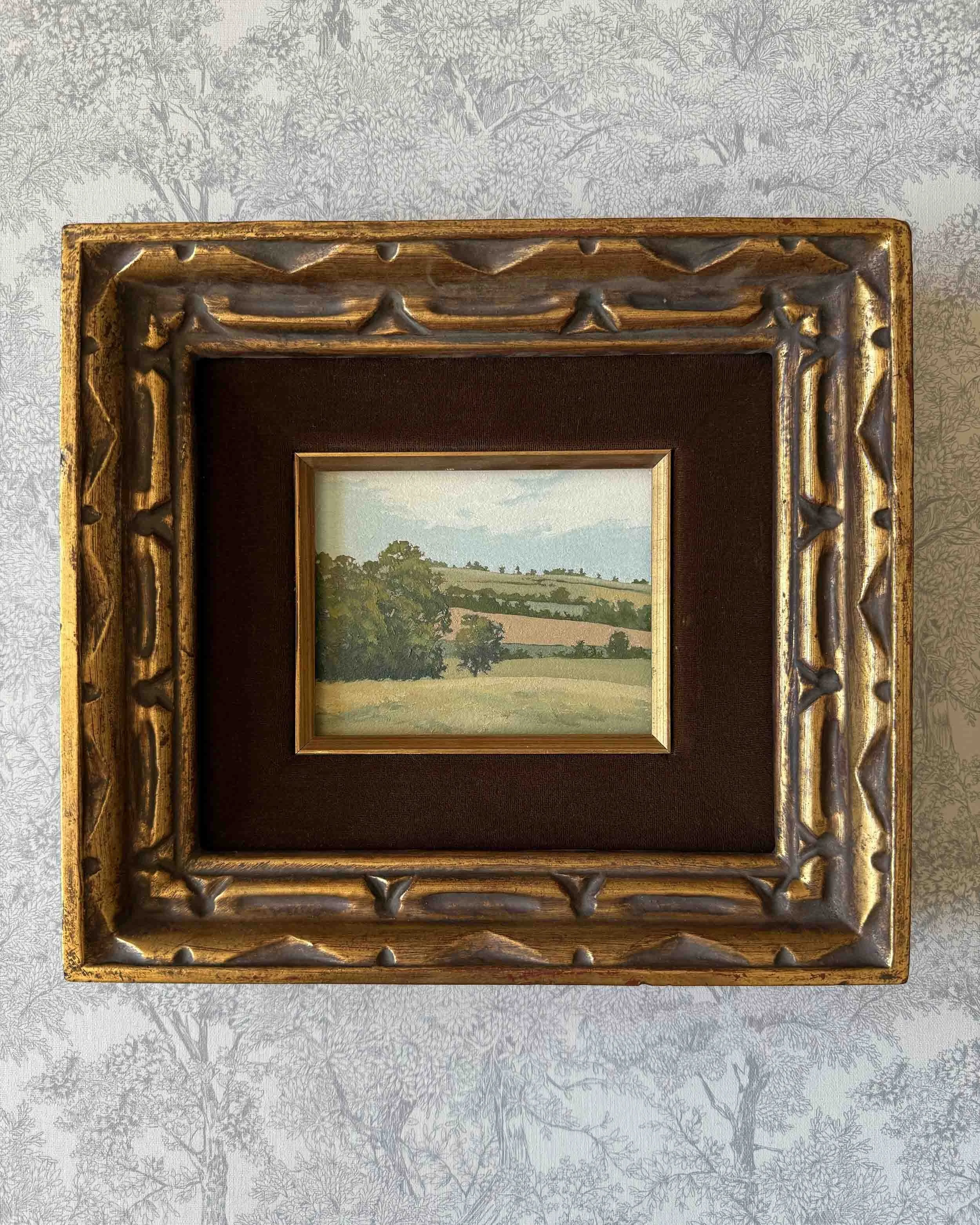 "Perspective" original oil landscape painting