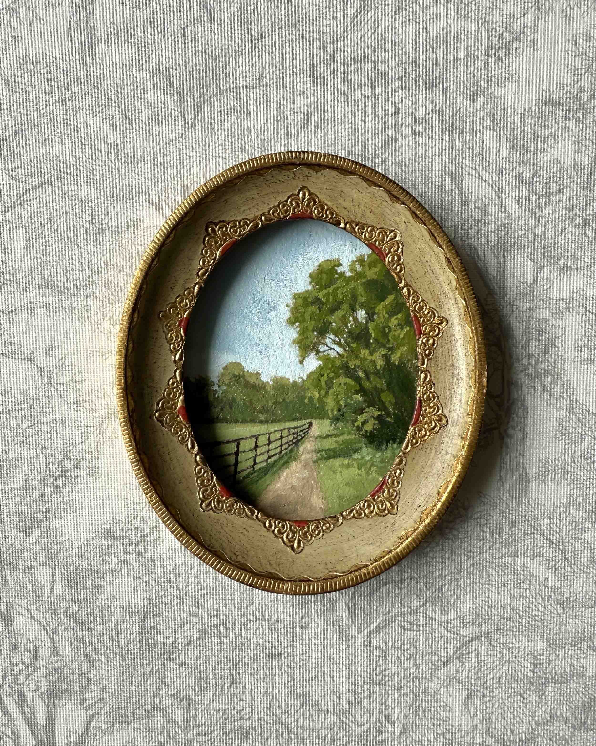 "Spring Meandering iv" original oil landscape painting