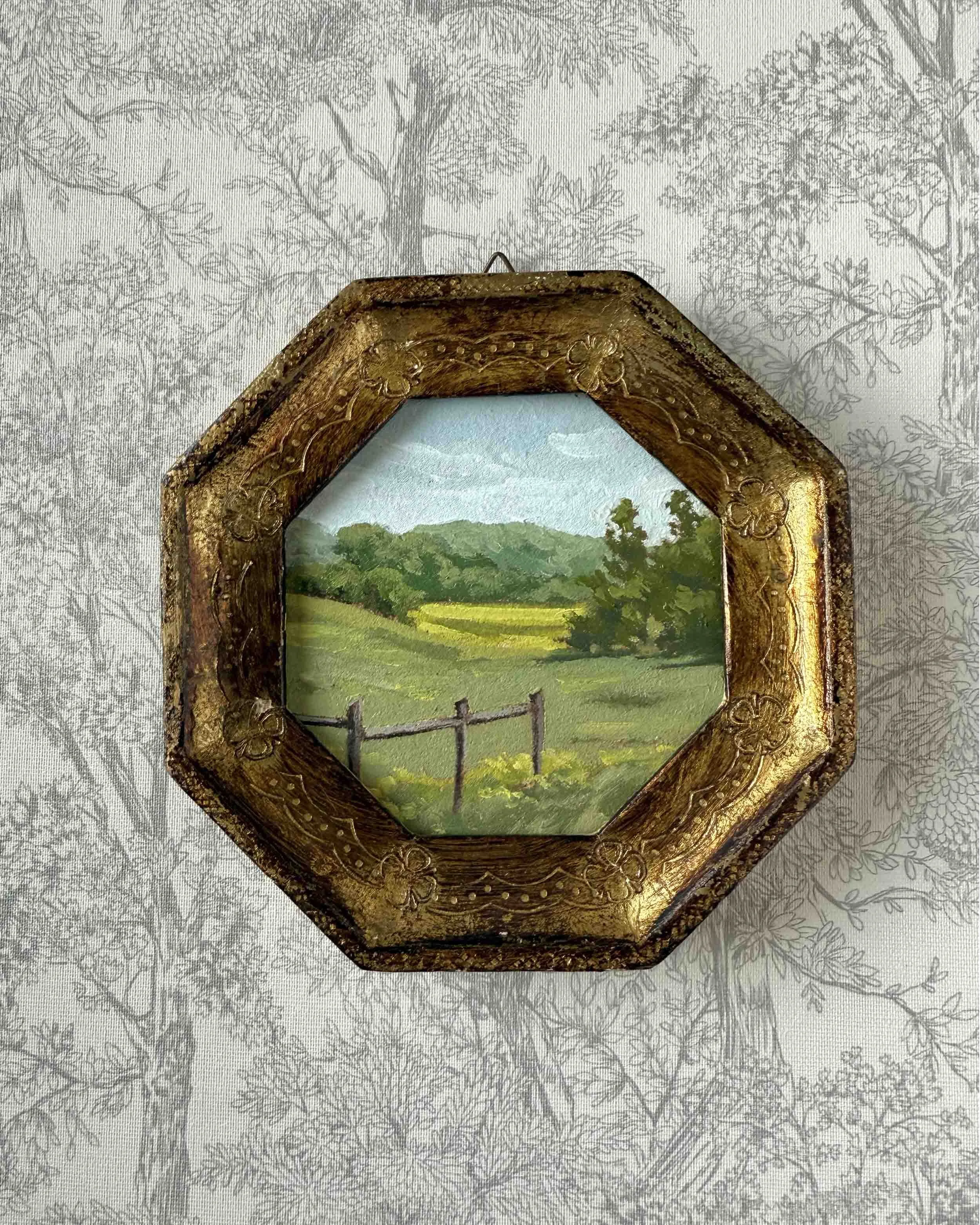 "A Touch of Yellow" original oil landscape painting